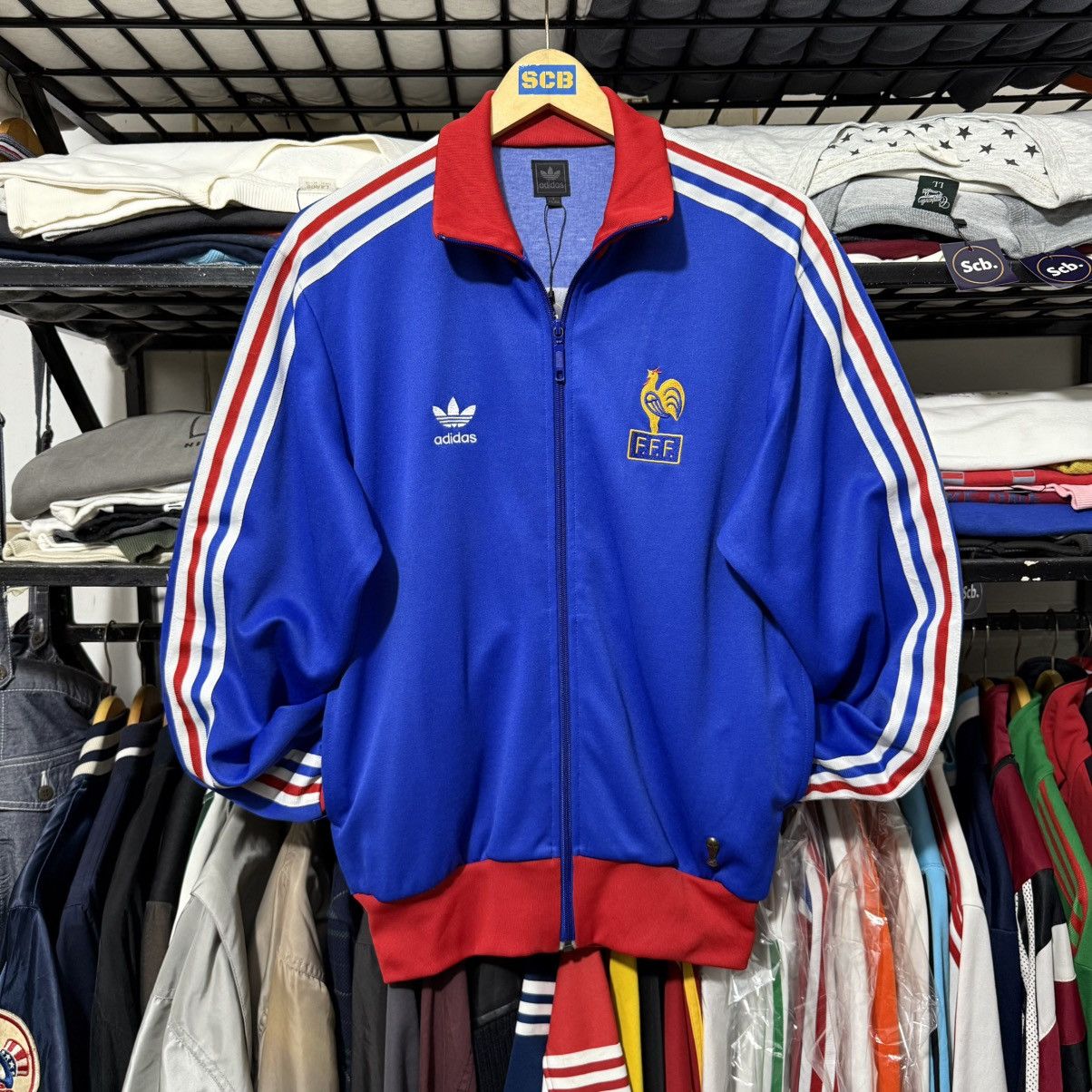 Vintage Adidas france fifa world cup track top Size US M / EU 48-50 / 2 - 9 Thumbnail