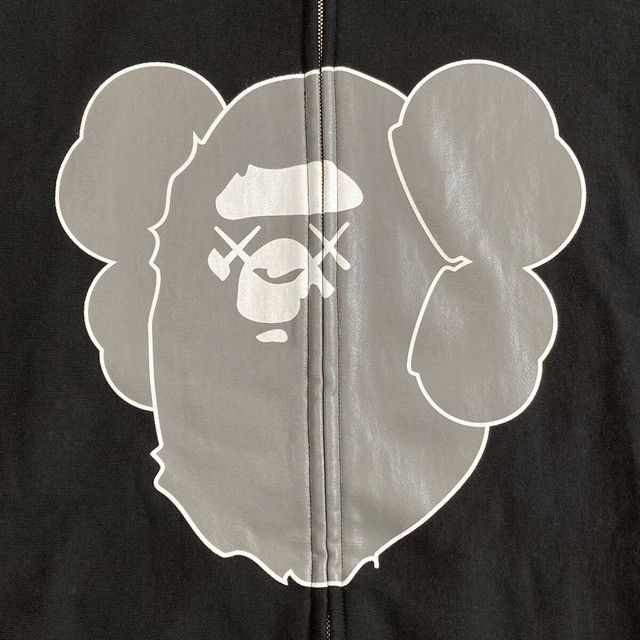 Bape × Kaws BAPE × KAWS APE HEAD logo full zip hoodie a bathing ape NIGO Size US XL / EU 56 / 4 - 2 Thumbnail