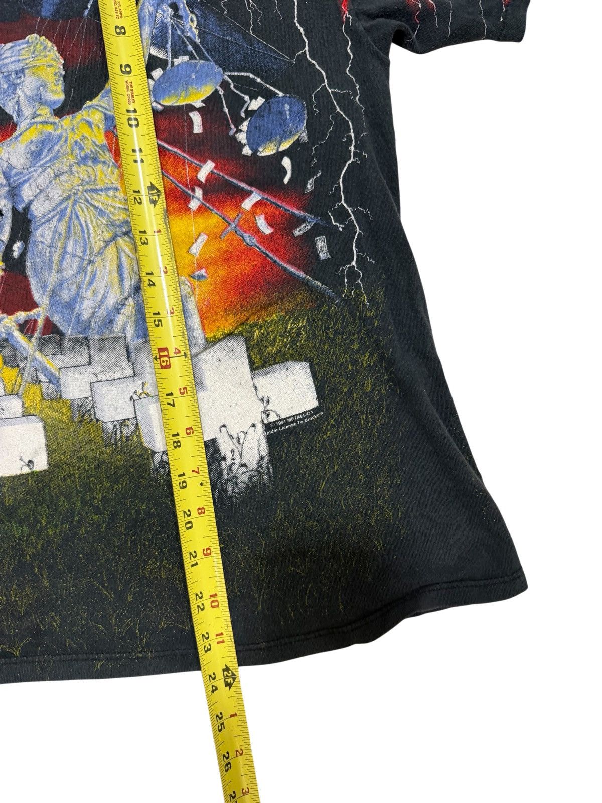 Brockum Vintage 1991 Metallica T-shirt Brockum Rare All Over Print Size US XL / EU 56 / 4 - 11 Thumbnail