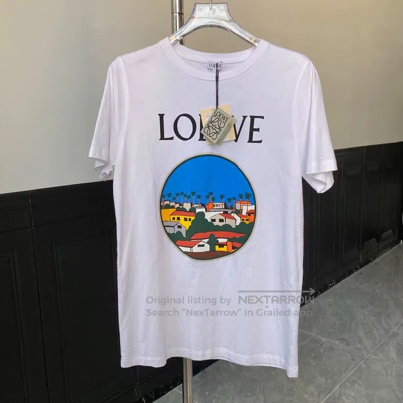 Loewe Loewe Los Angeles city print short-sleeved T-shirt Size XS / US 0-2 / IT 36-38 - 1 Thumbnail