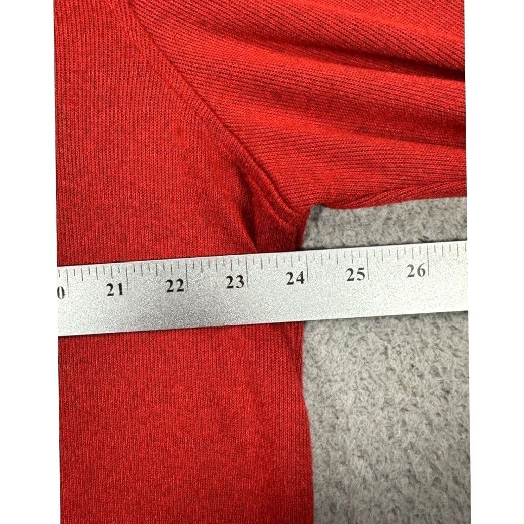 Under Armour Under Armour Sweatshirt Pullover Mens XL ColdGear Red Orange 1/4 Zip Logo Knit Polyester Size US XL / EU 56 / 4 - 7 Thumbnail