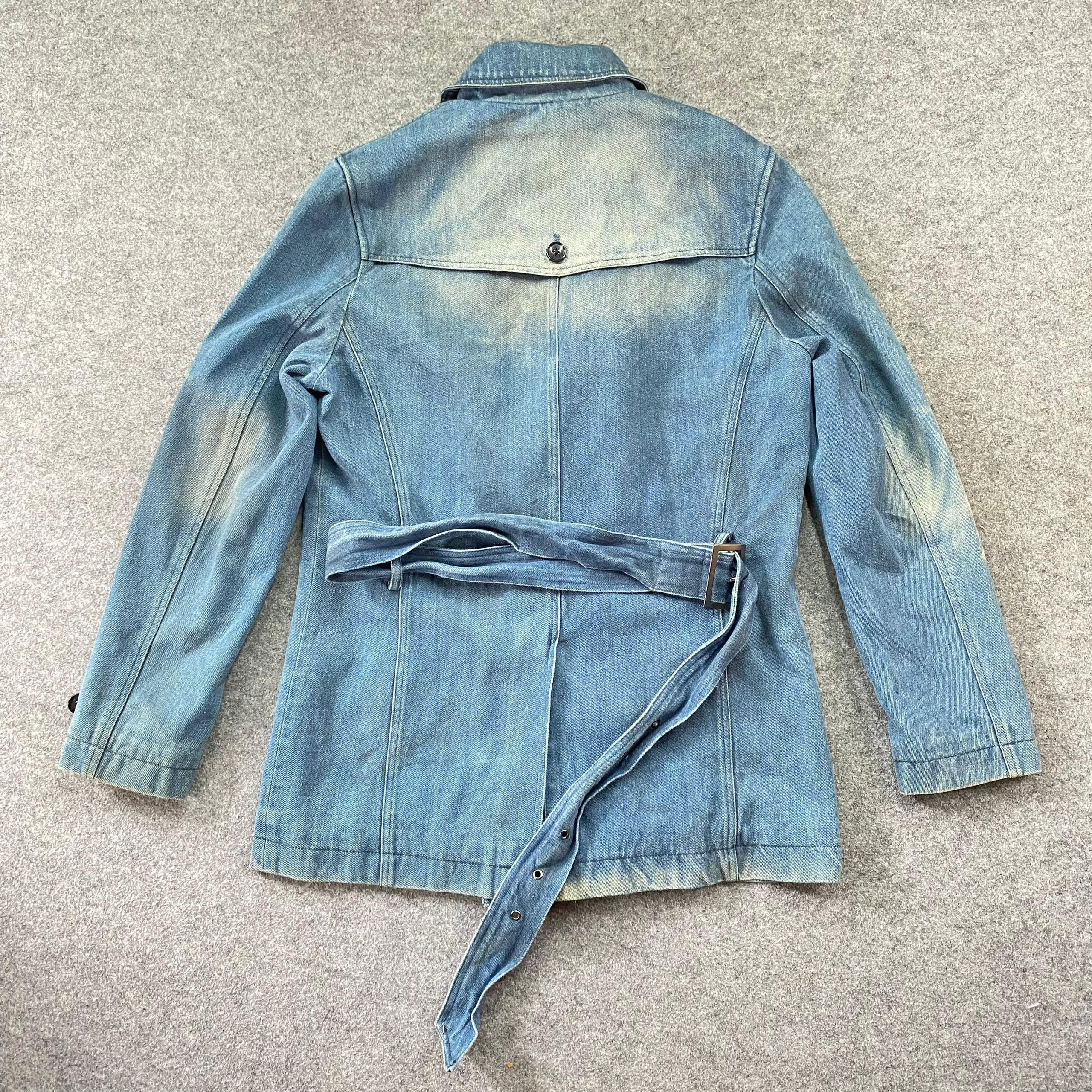 Vintage Semantic Design Denim Jacket