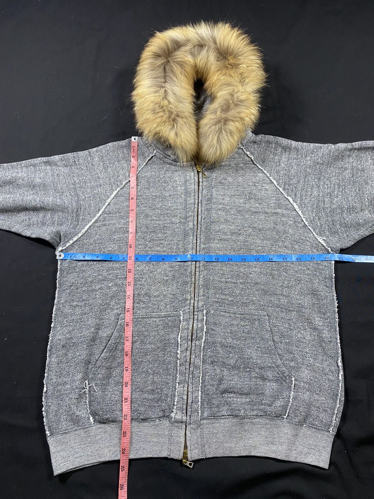 If Six Was Nine Japanese LTS Internasional Faux Fur Hoodie Distressed style Size US L / EU 52-54 / 3 - 9 Thumbnail