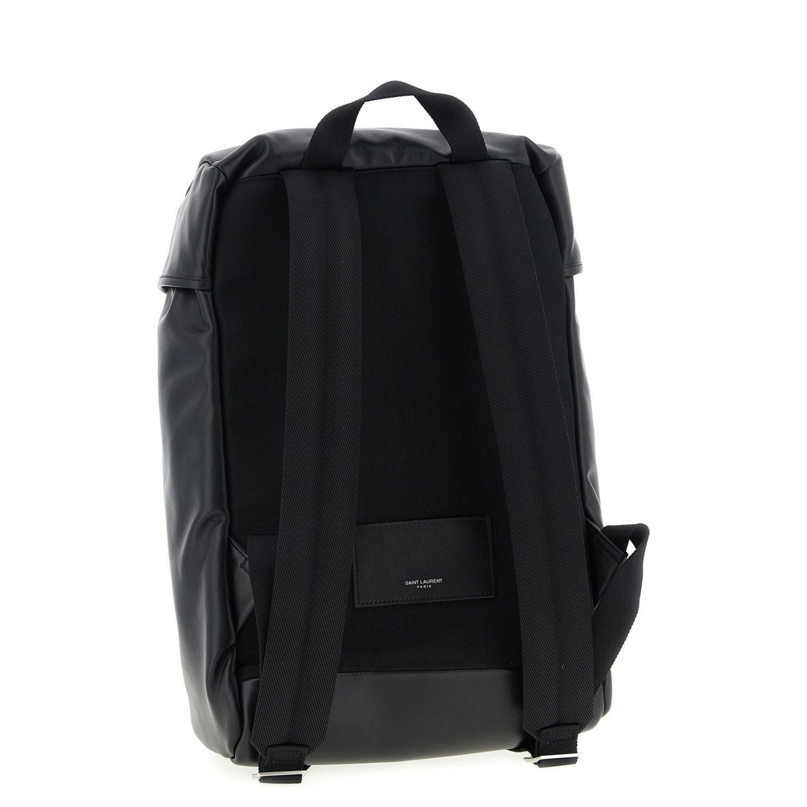 Saint Laurent Paris Saint Laurent Black Leather Backpack New & Authentic Size ONE SIZE - 2 Thumbnail