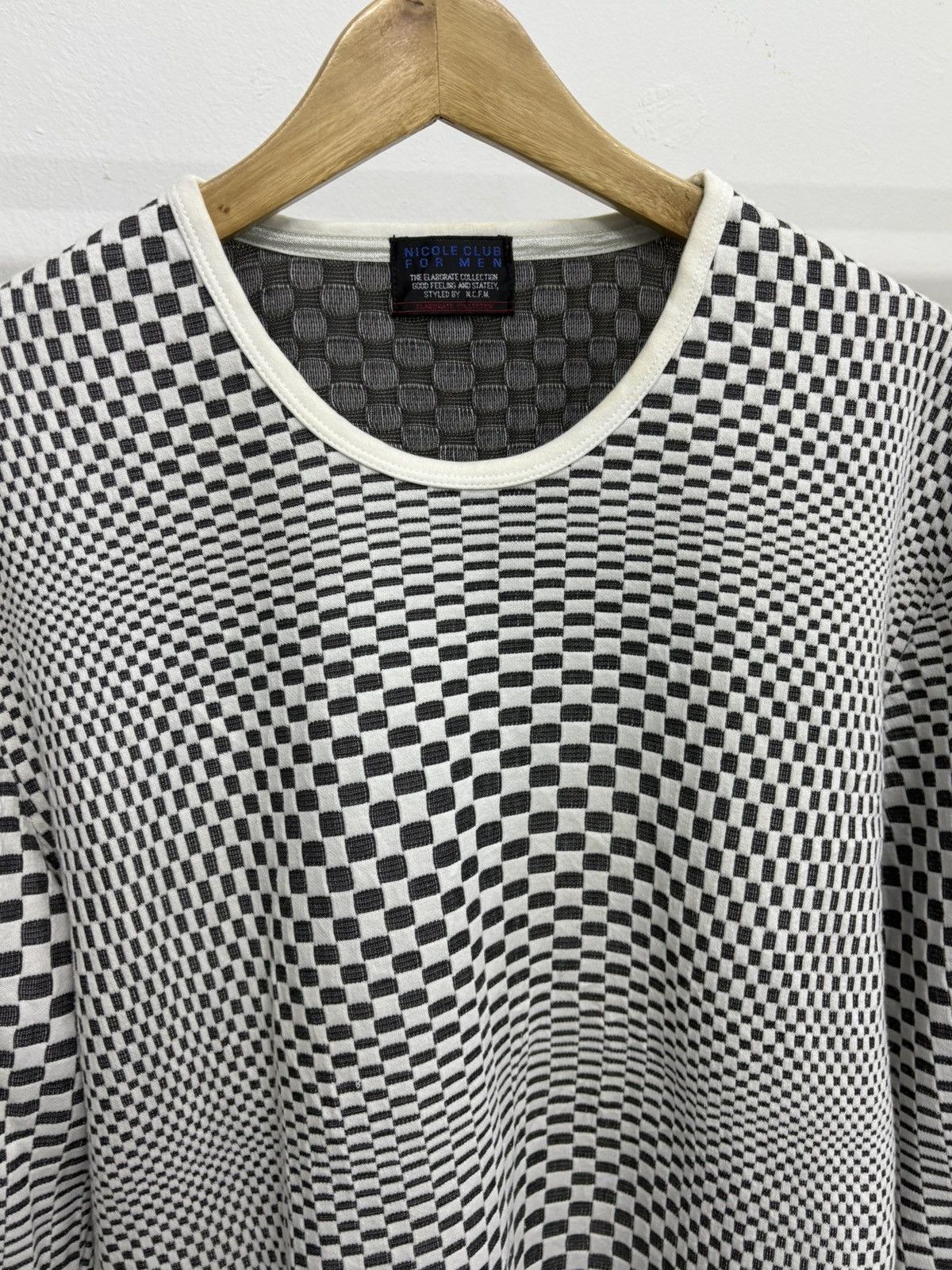 Yohji Yamamoto Vintage Nicole Club Pour Homme Waffle Henley Neck Shirt Size US L / EU 52-54 / 3 - 2 Thumbnail