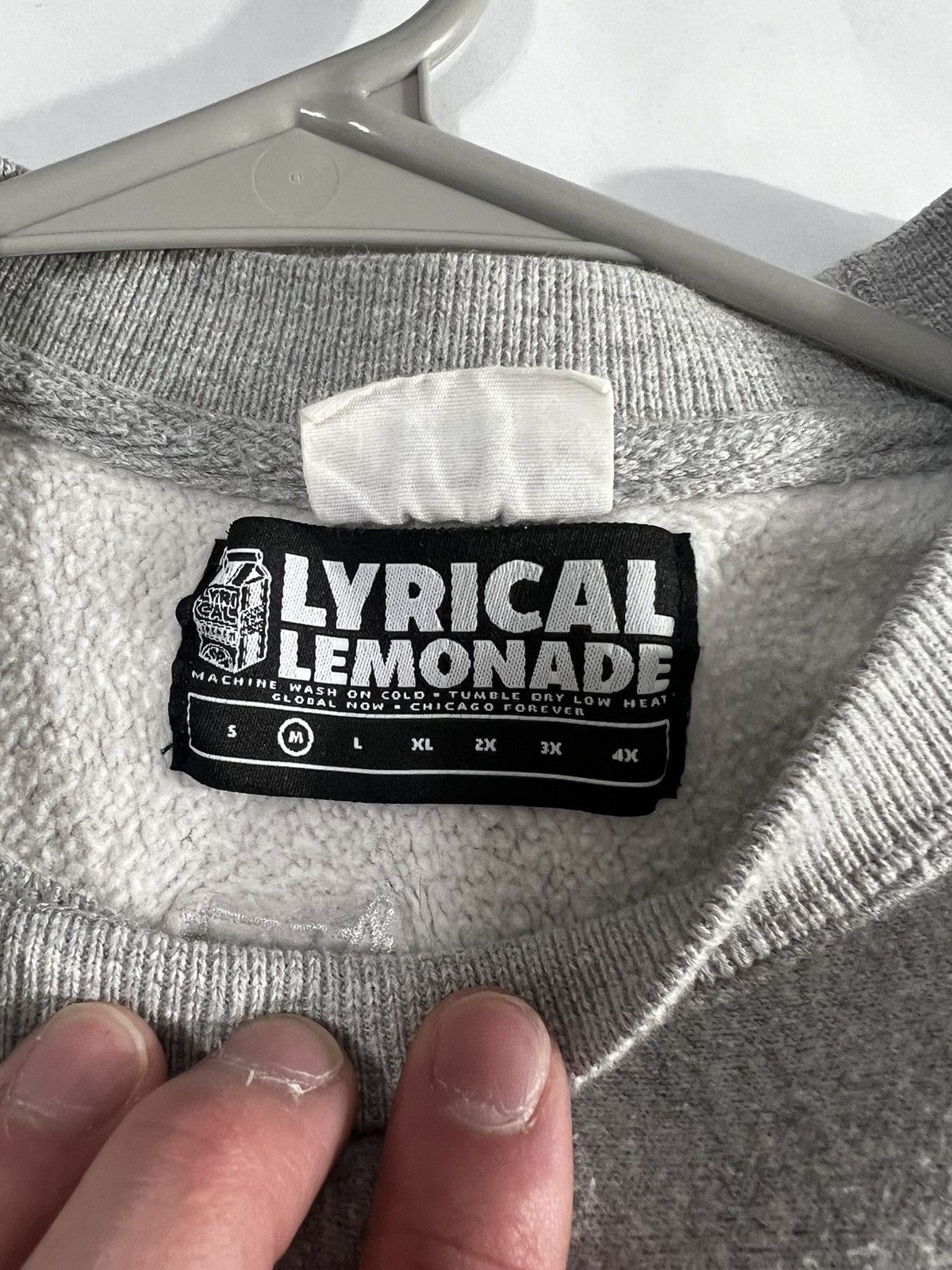 Lyrical Lemonade Lyrical Lemonade Grey Sweater - Size Medium Size US M / EU 48-50 / 2 - 4 Thumbnail