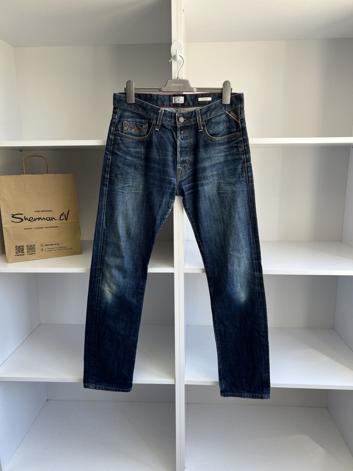 Vintage Vintage Replay Archival Denim jeans Size US 33 - 1 Thumbnail
