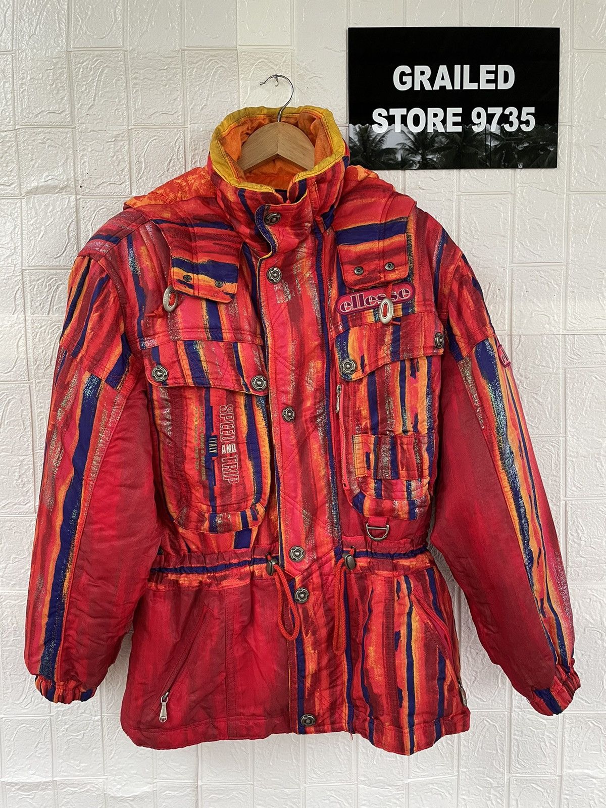 Ellesse Vintage Ellesse Ski Heavy Jacket Size US M / EU 48-50 / 2 - 5 Thumbnail