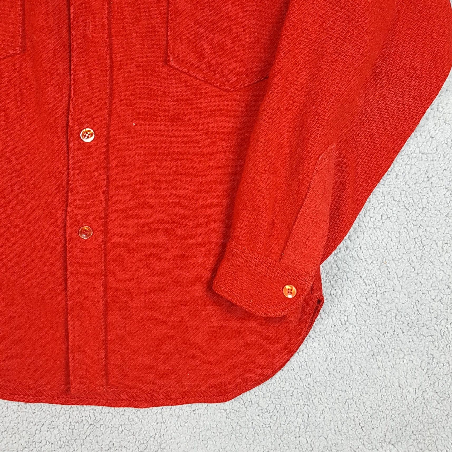 Pendleton Vintage Pendleton USA Men's Medium Button-Up Shirt 70s Herringbone Wool Collared Retro Casual Size US M / EU 48-50 / 2 - 3 Thumbnail