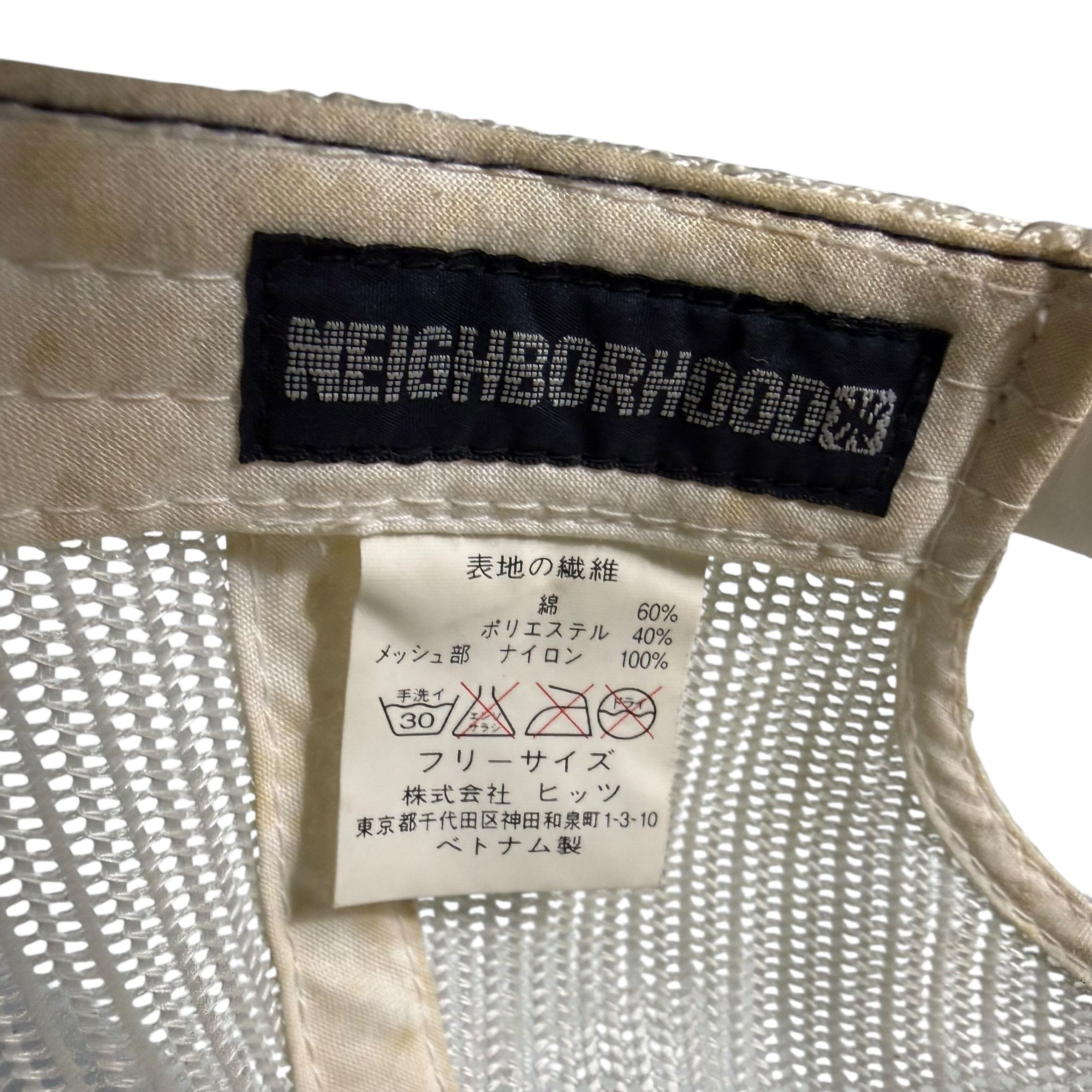 Neighborhood 🔥RARE🔥Vintage Neighborhood Spellout Trucker Hat Cap Size ONE SIZE - 8 Thumbnail