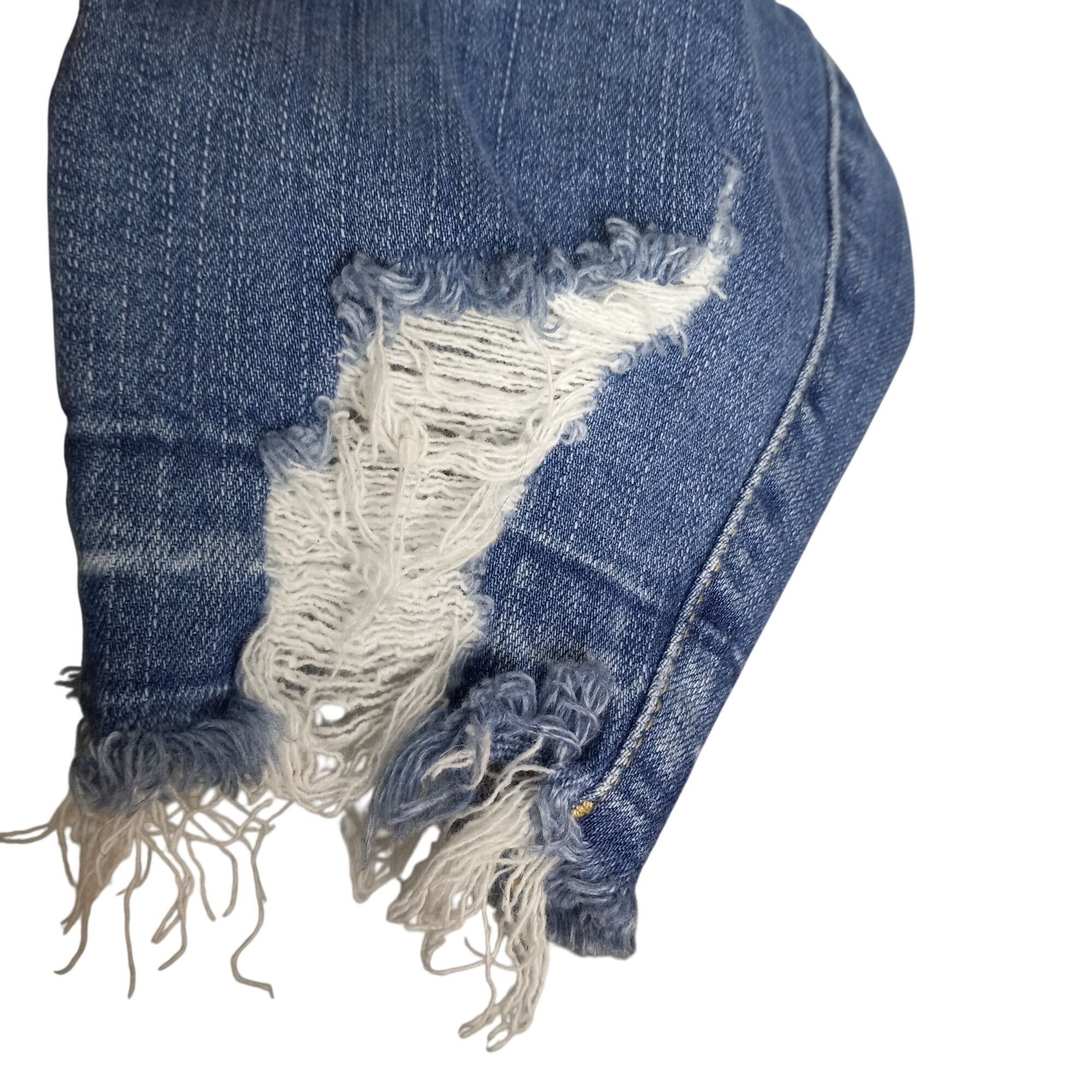 Torrid Torrid Size 20S Jeans Bombshell Skinny Distressed Hem Button Size 42" / US 20 - 7 Thumbnail