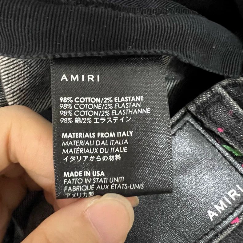 Amiri AmiriSplashing ink destroys jeans 2503-Nextarrow Size US 32 / EU 48 - 4 Thumbnail