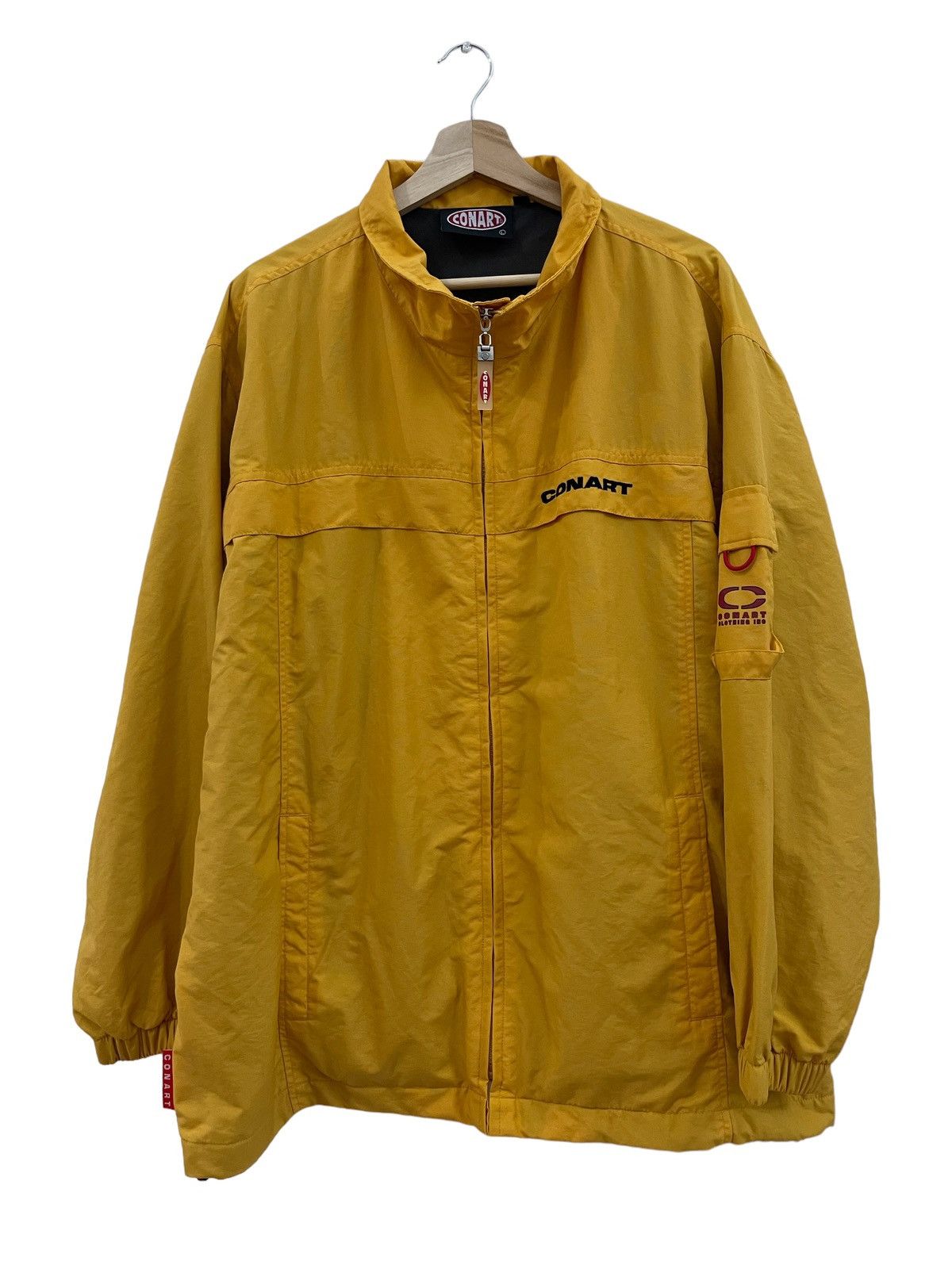 image of Rap Tees x Vintage Grailedvintage Conart Hip Hop Jacket in Yellow, Men's (Size Large)