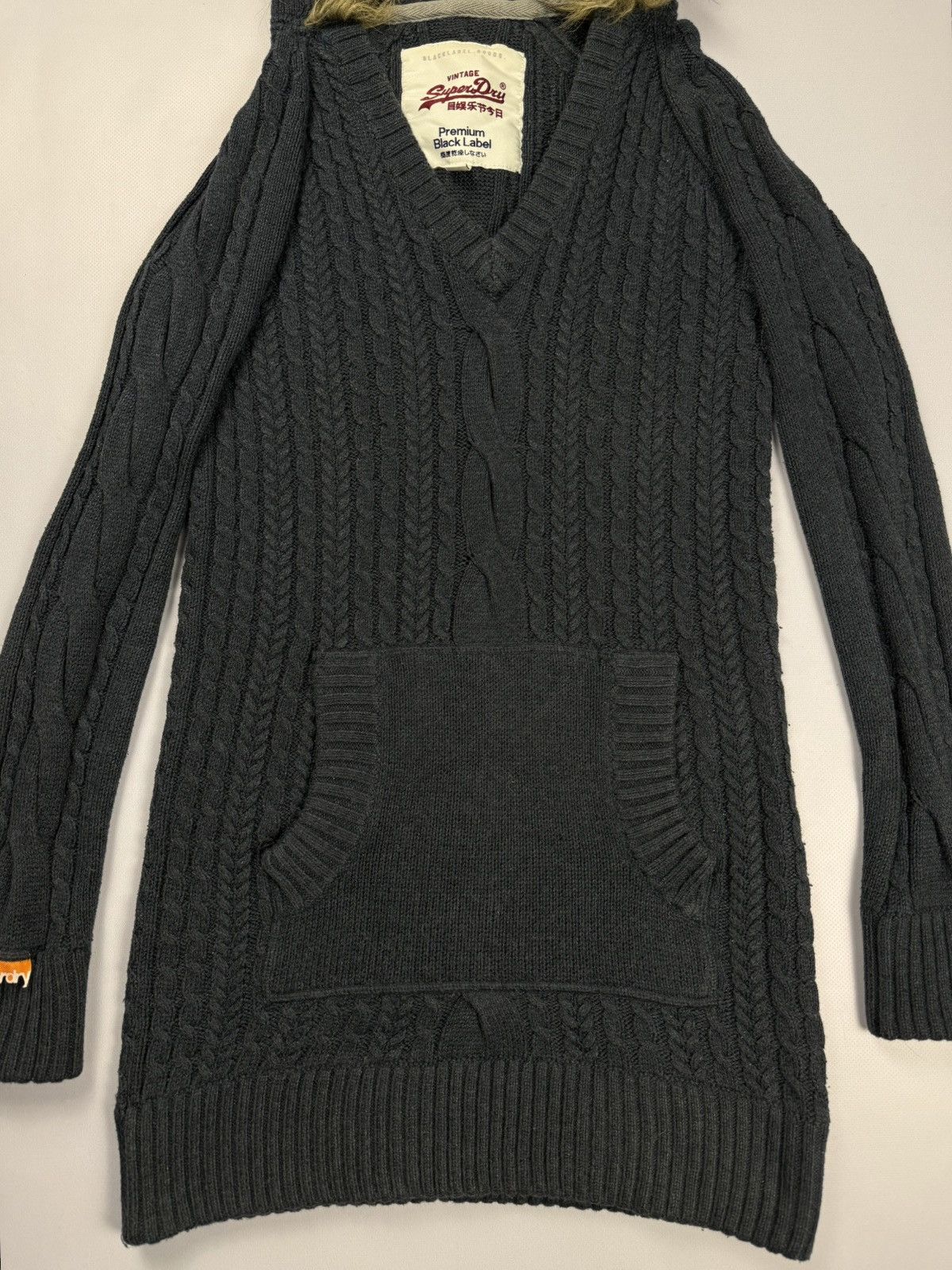 Le Grande Bleu (L.G.B.) Superdry Japanese Abercrombie Y2K Beauty Fur Sweater Size M / US 6-8 / IT 42-44 - 3 Thumbnail