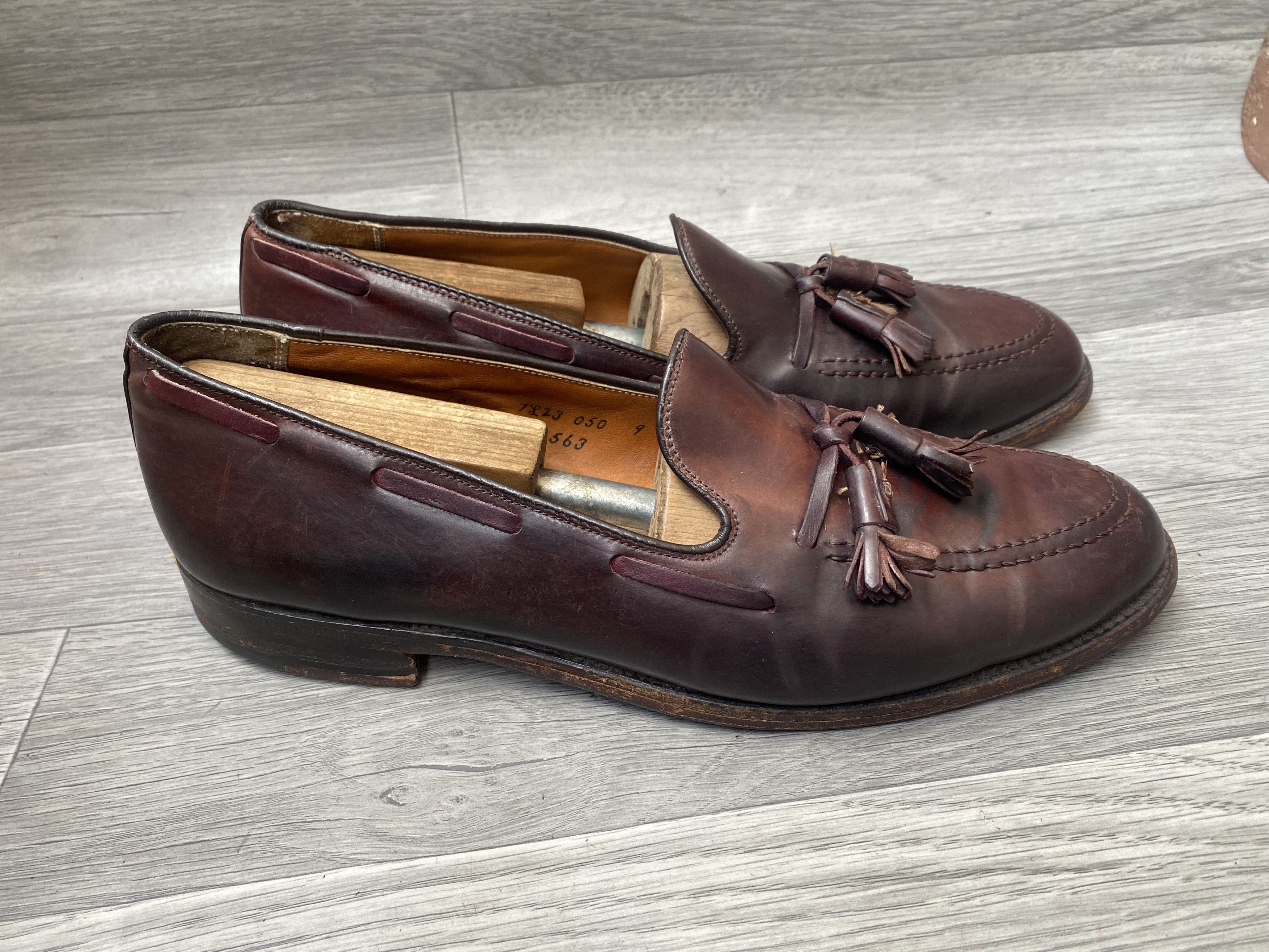 Alden Alden tassel loafers shell cordovan brown shoes sz10A/C Size US 10 / EU 43 - 9 Thumbnail