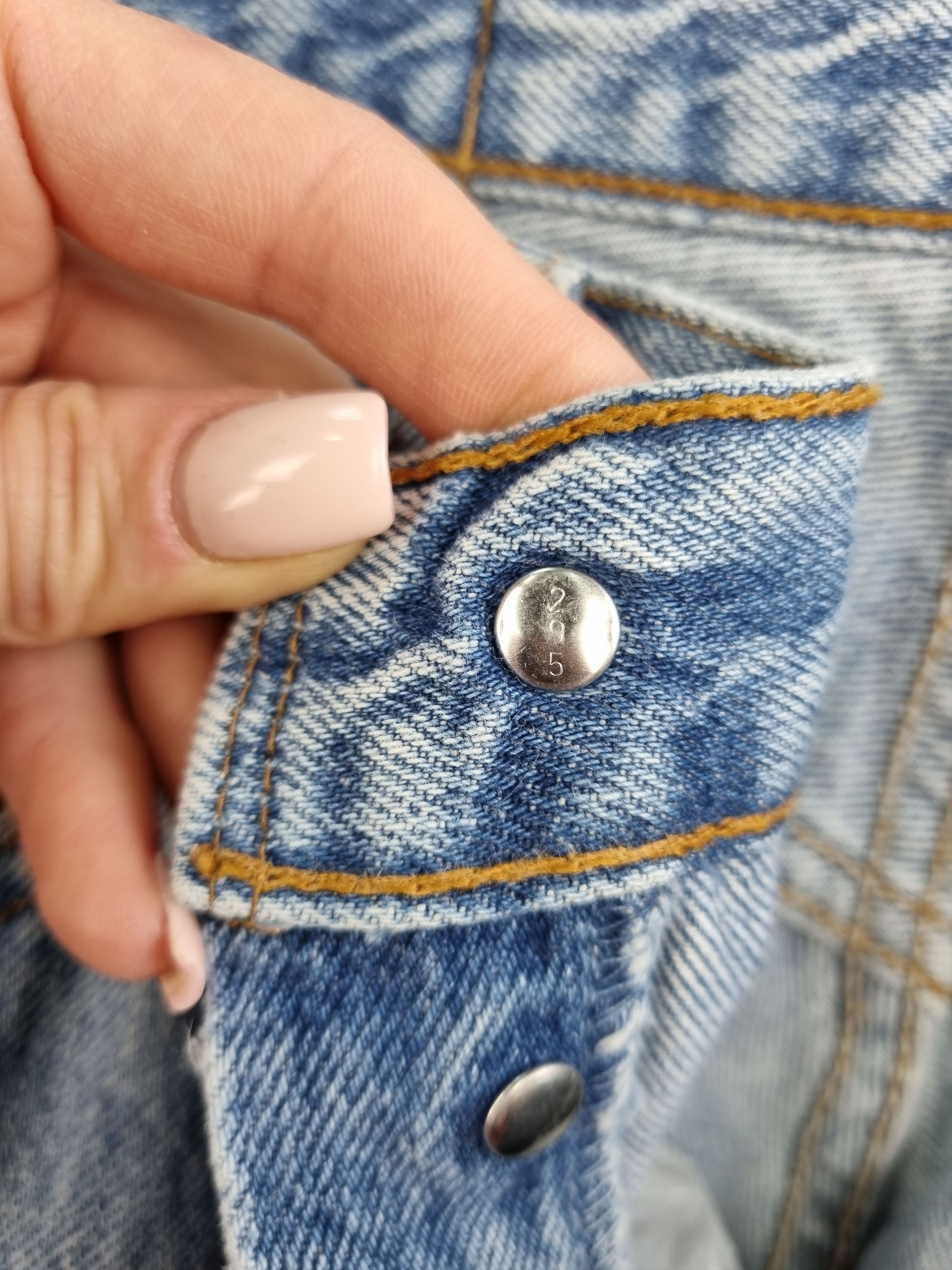 Levi's × Levi's Vintage Clothing × Vintage 95s Unique Blue Sky Faded in Time Levis 501 Beautiful Jeans Size US 31 - 12 Thumbnail
