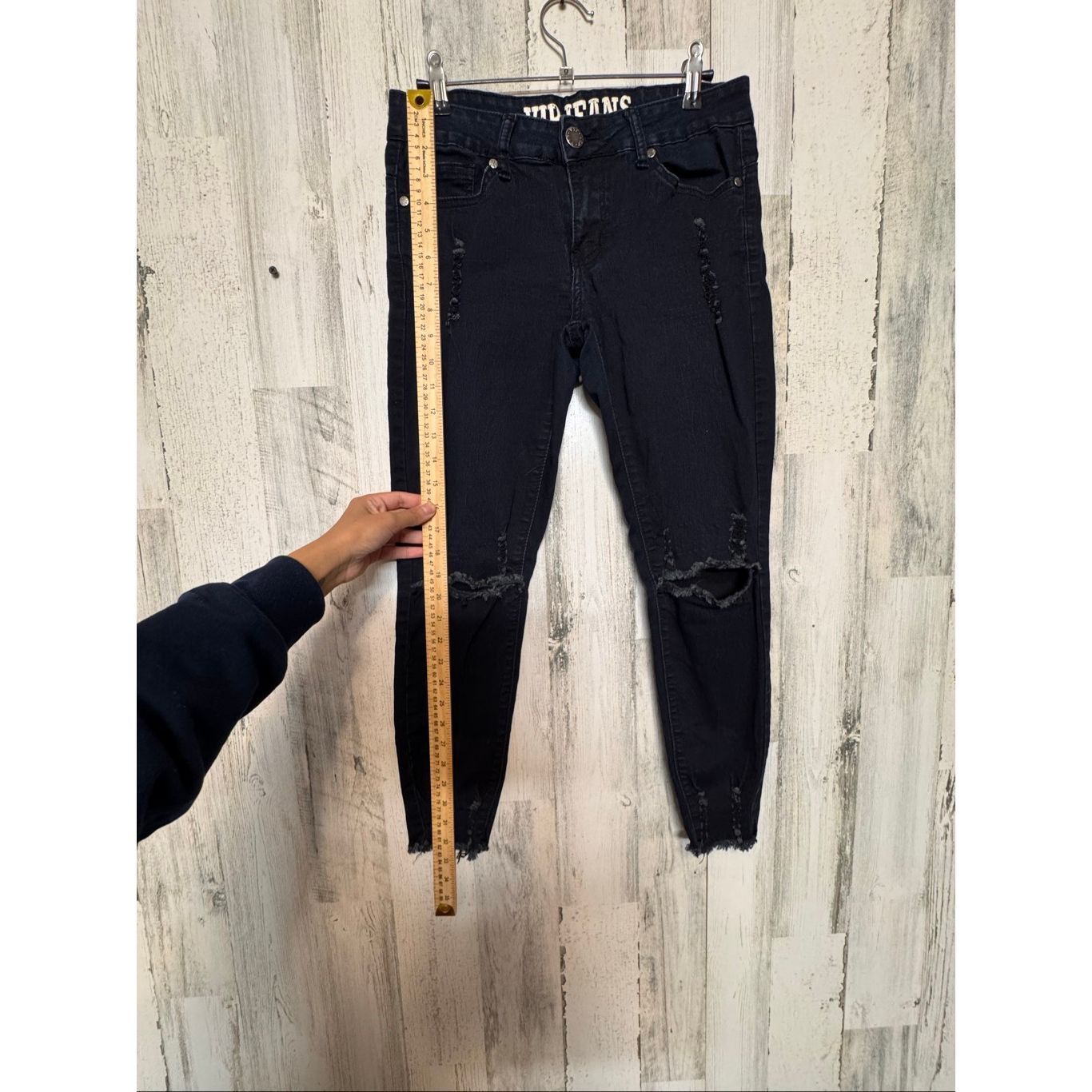 Other VIP Jeans Black Distressed Skinny Jeans Women’s Size 7 Size 28" / US 6 / IT 42 - 10 Thumbnail