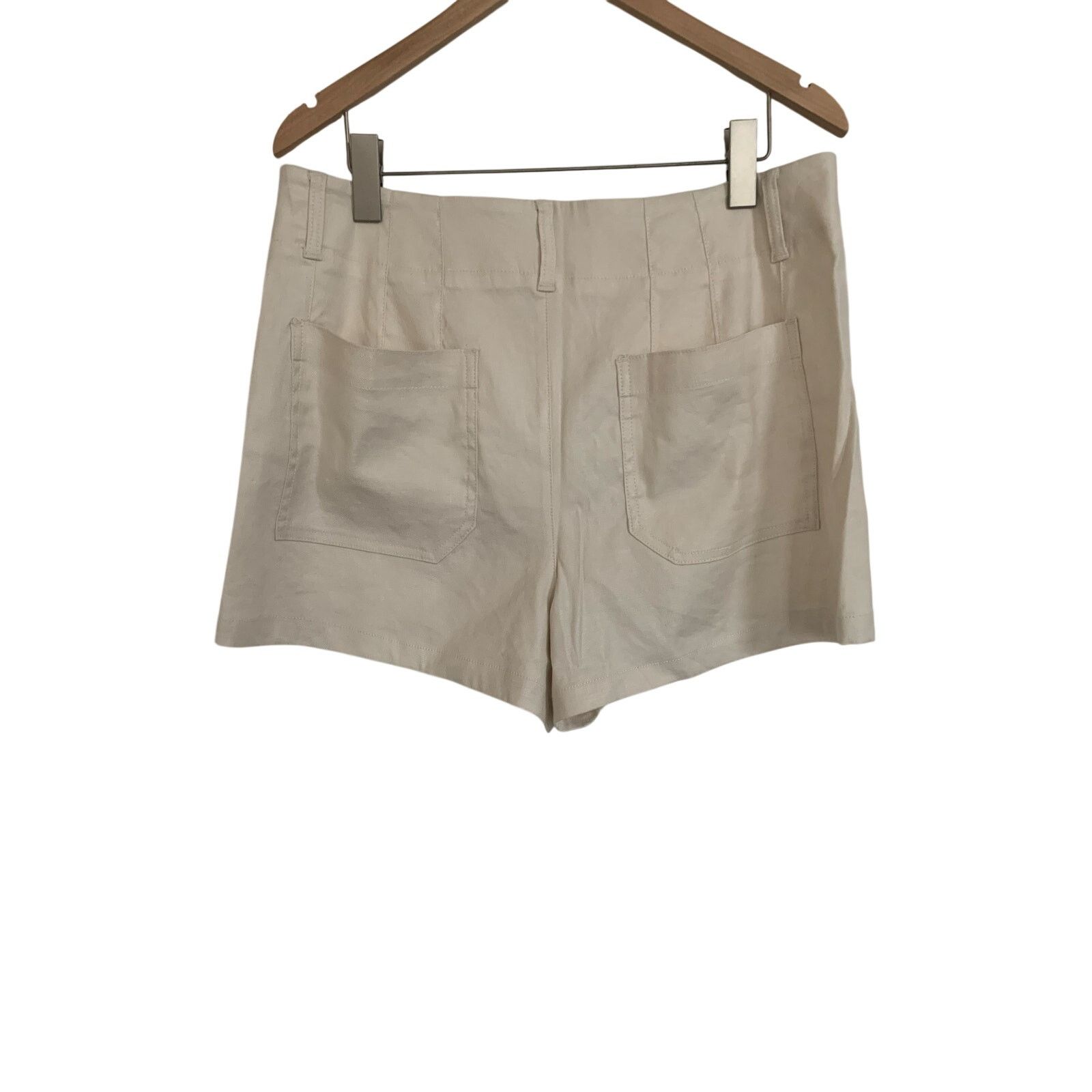 Anthropologie NWT Anthropologie The Colette Linen Blend Shorts by Maeve Size 32" / US 10 / IT 46 - 2 Thumbnail