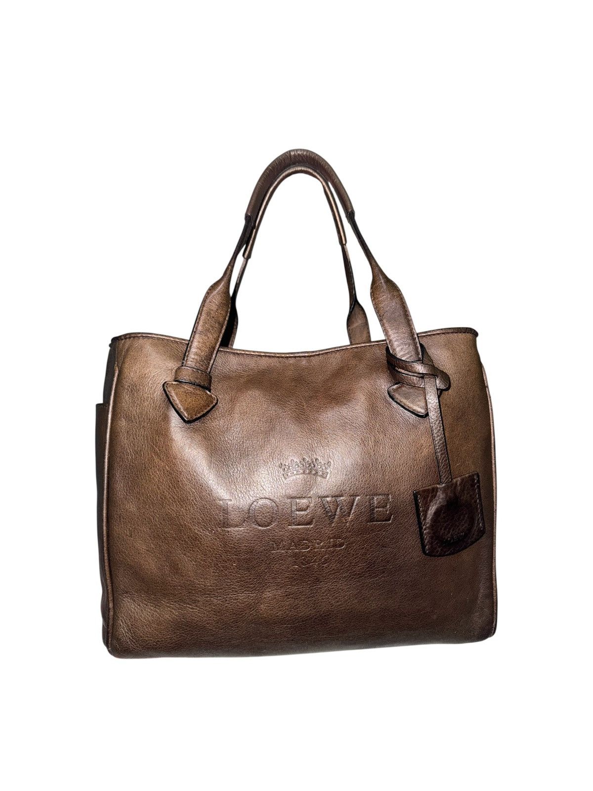 Loewe Loewe Heritage Leather Tote Bag Size ONE SIZE - 1 Thumbnail