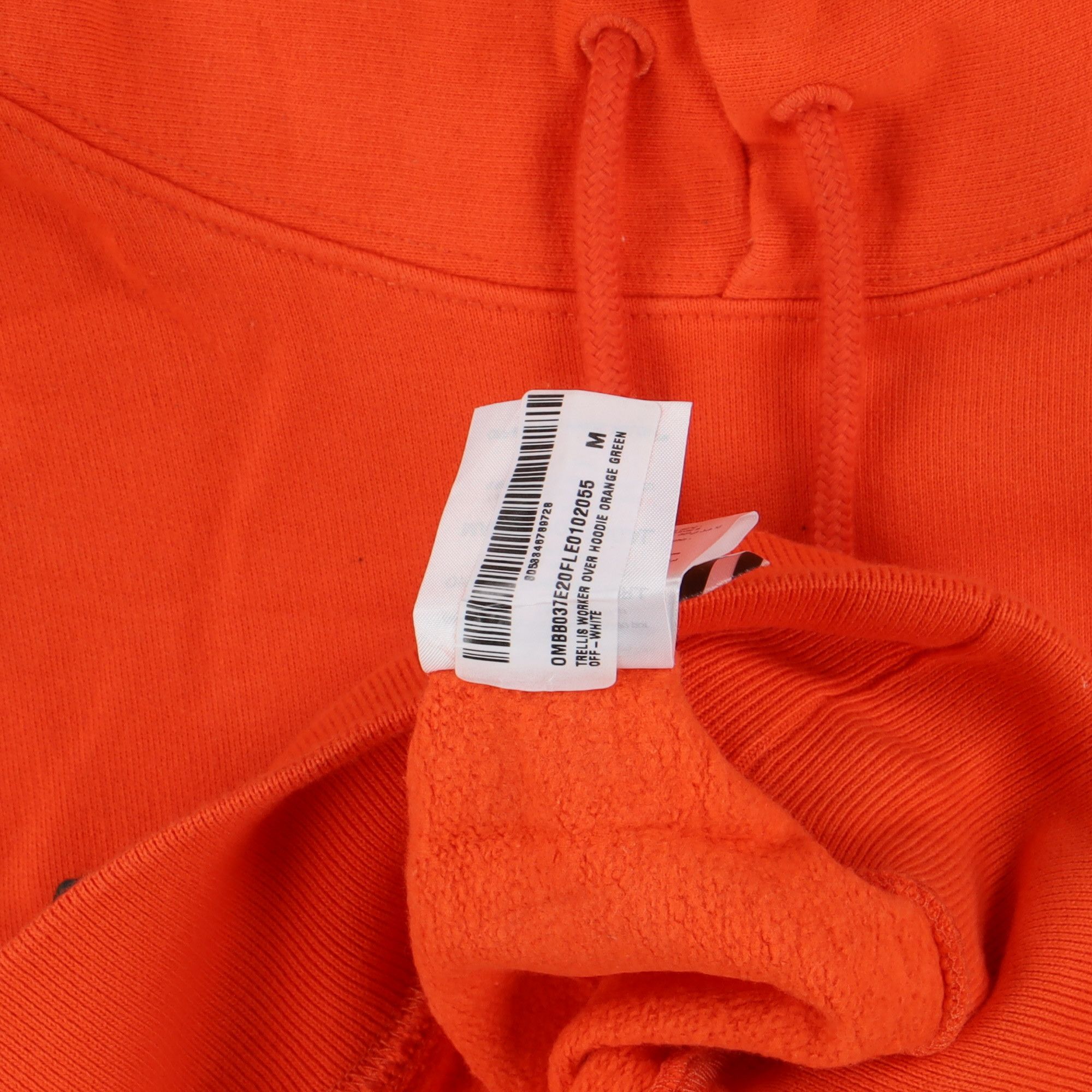 Off-White Orange Trellis Worker Logo Oversized Hoodie Size US M / EU 48-50 / 2 - 9 Thumbnail