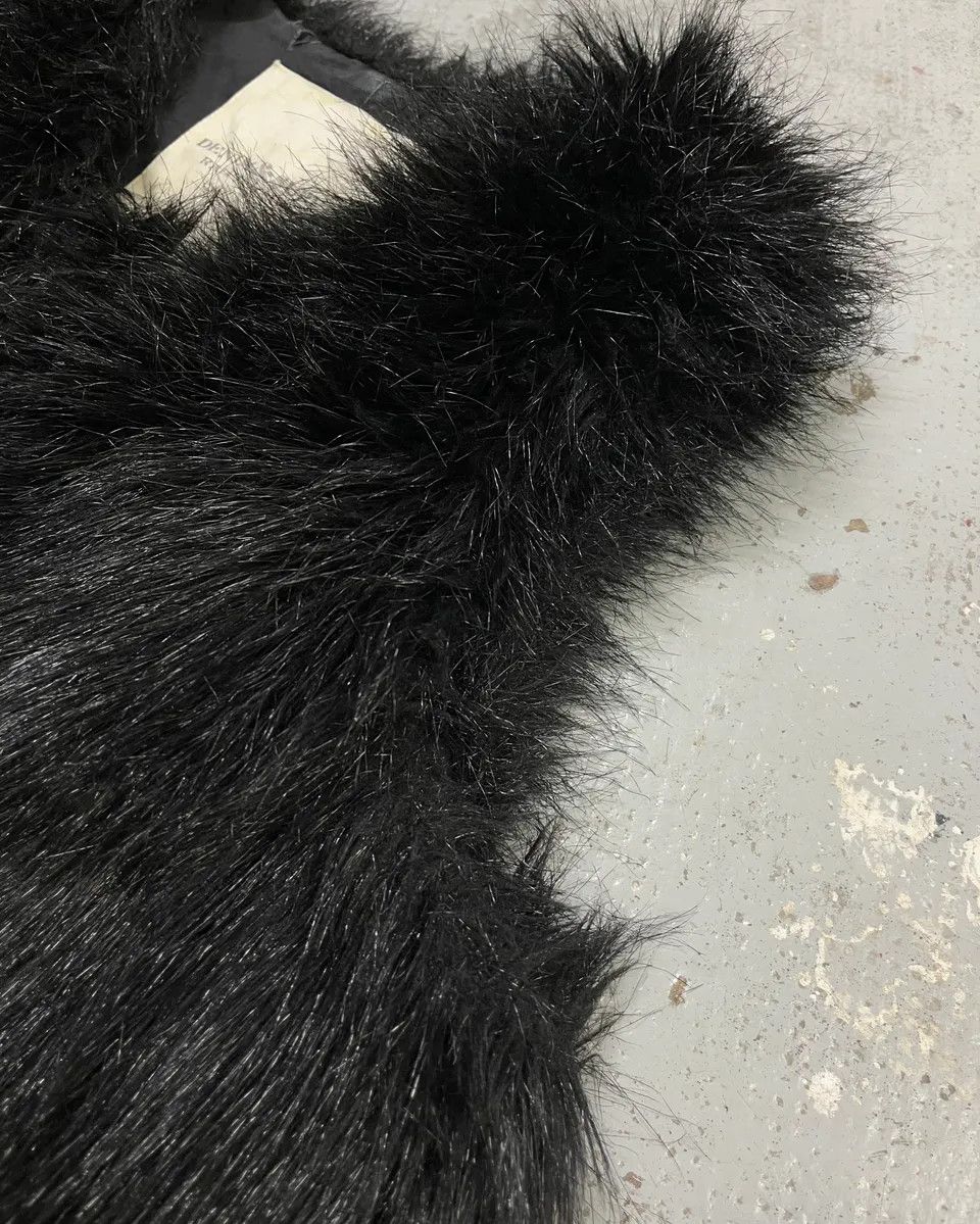 Polo Ralph Lauren 2010s Ralph Lauren Denim & Supply Black Faux Fur Fluffy Vest Size M / US 6-8 / IT 42-44 - 6 Thumbnail