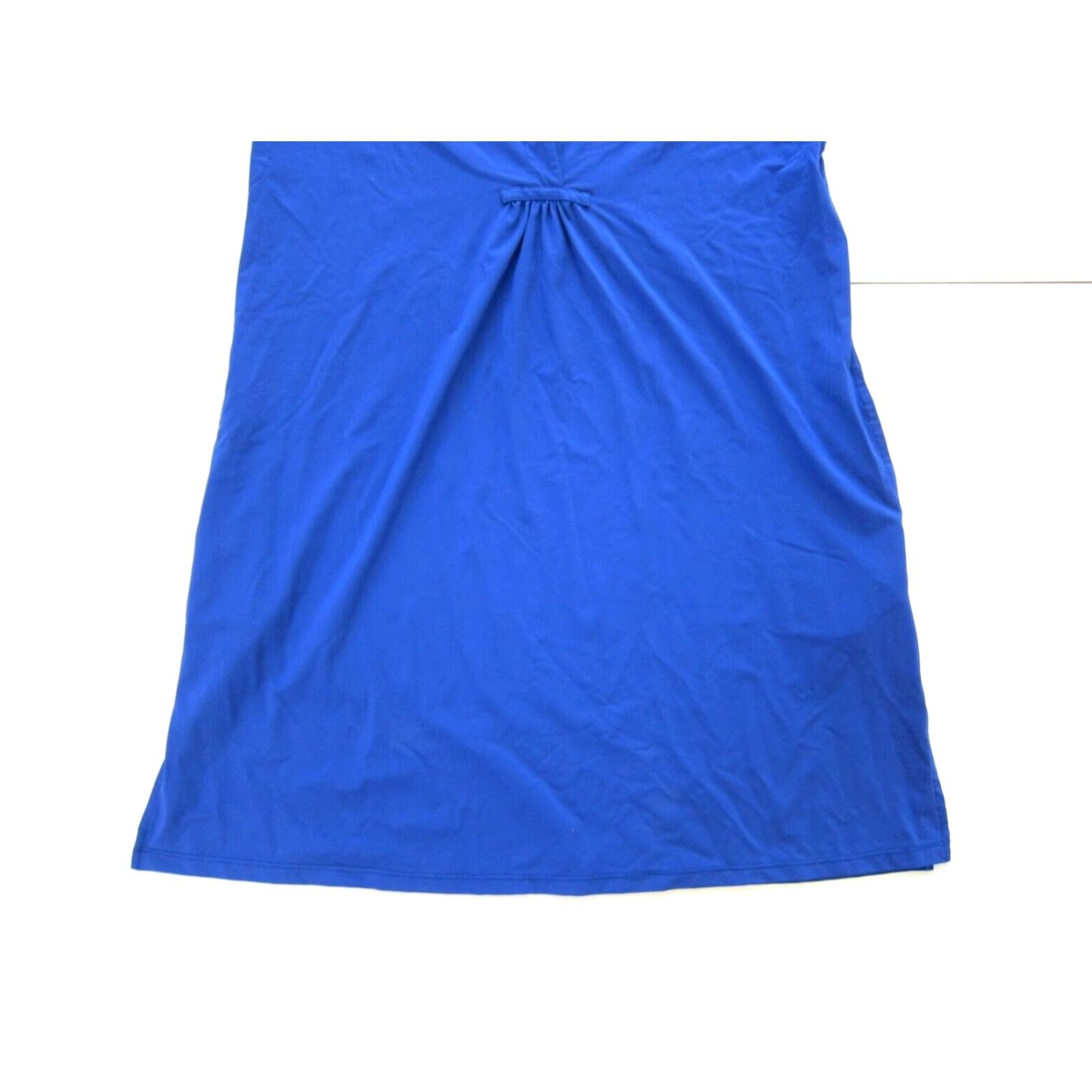 Vintage 32 Degrees Cool Royal Blue Stretch Cap Sleeve Pocket Sheath Tunic Dress Medium Size M / US 6-8 / IT 42-44 - 7 Thumbnail