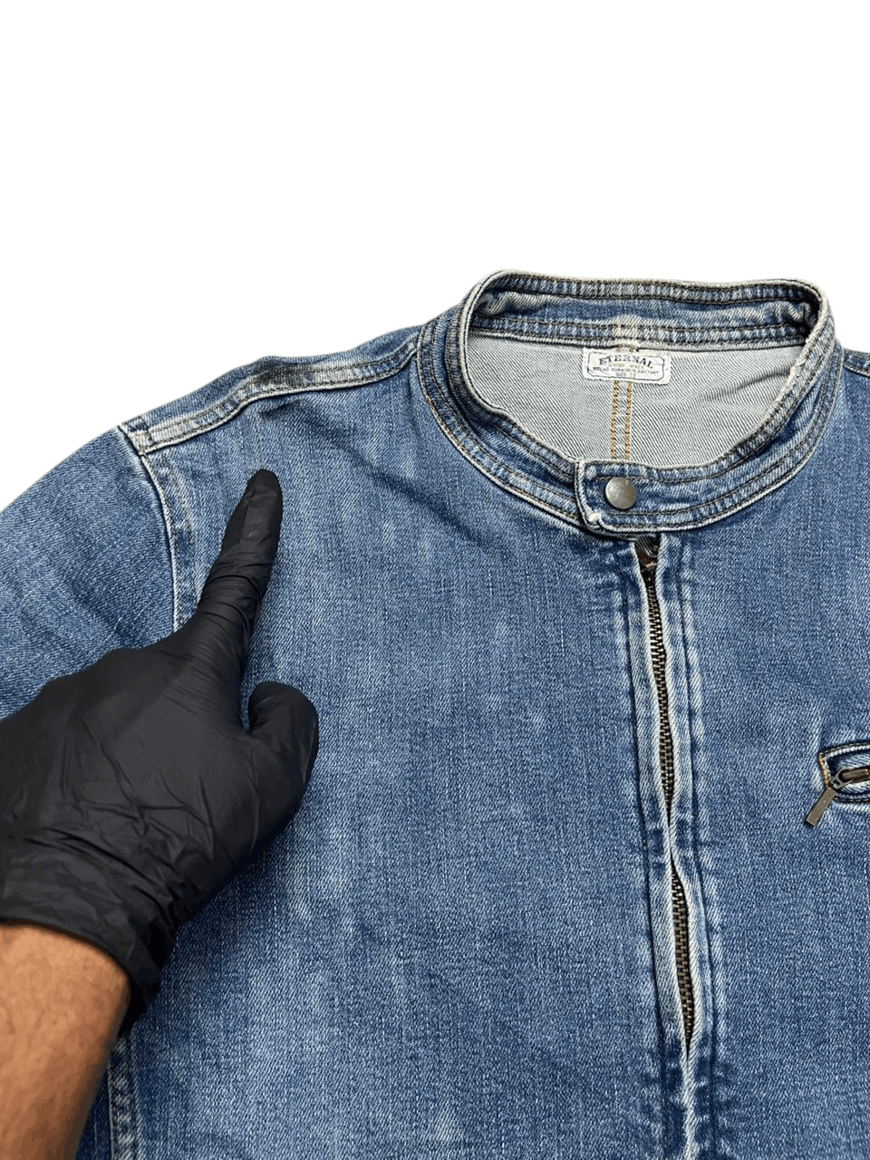Eternal Vintage Eternal Biker Denim Jacket Size US M / EU 48-50 / 2 - 11 Thumbnail