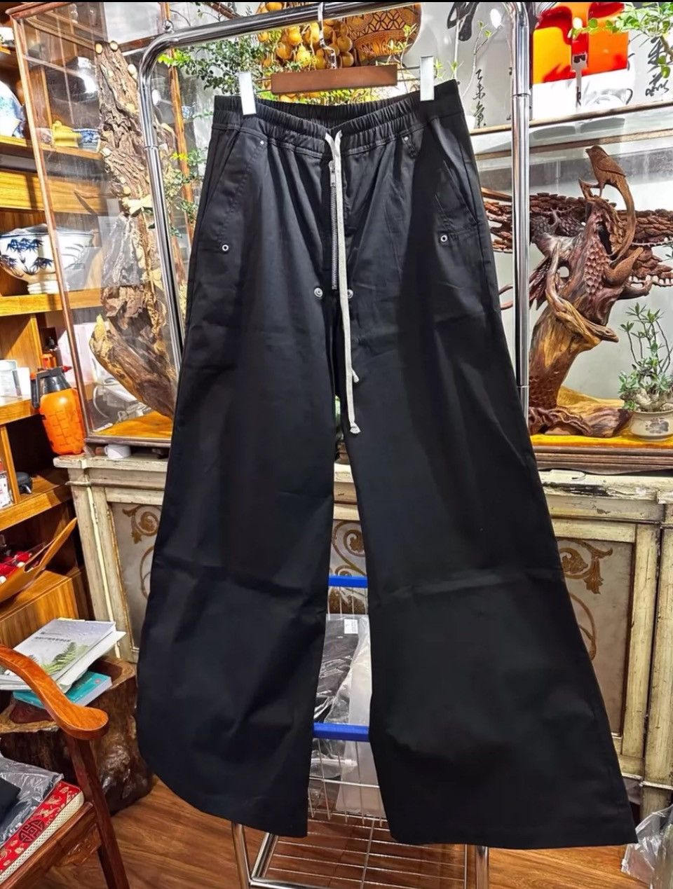 Rick Owens Rick owens 22fw geth belas wide-leg pants -DMC | Grailed