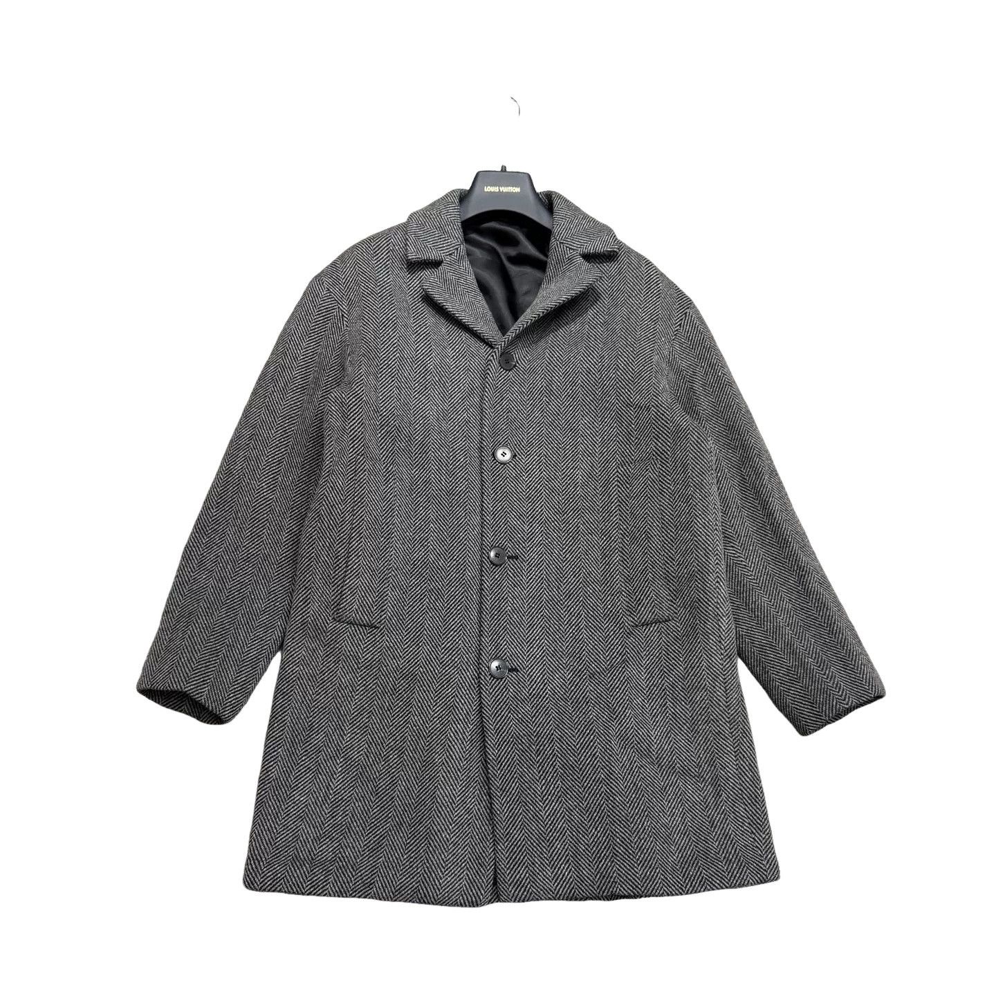 Valentino Valentino Herringbone Wool Coat Size M Size US M / EU 48-50 / 2 - 1 Thumbnail