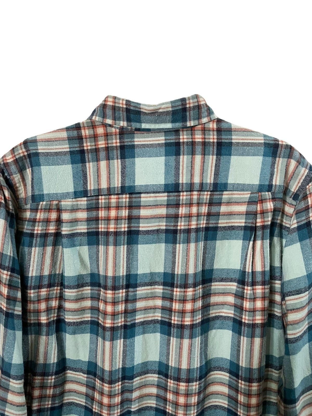 Japanese Brand × Uniqlo Vintage Uniqlo Travis Scott Style Tartan Plaid Flannel Size US M / EU 48-50 / 2 - 9 Thumbnail