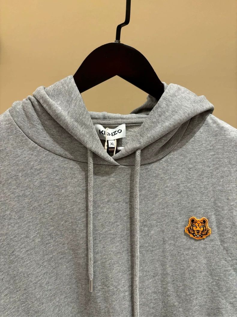 Kenzo KENZO Light grey hooded hoodie Size US XL / EU 56 / 4 - 4 Thumbnail