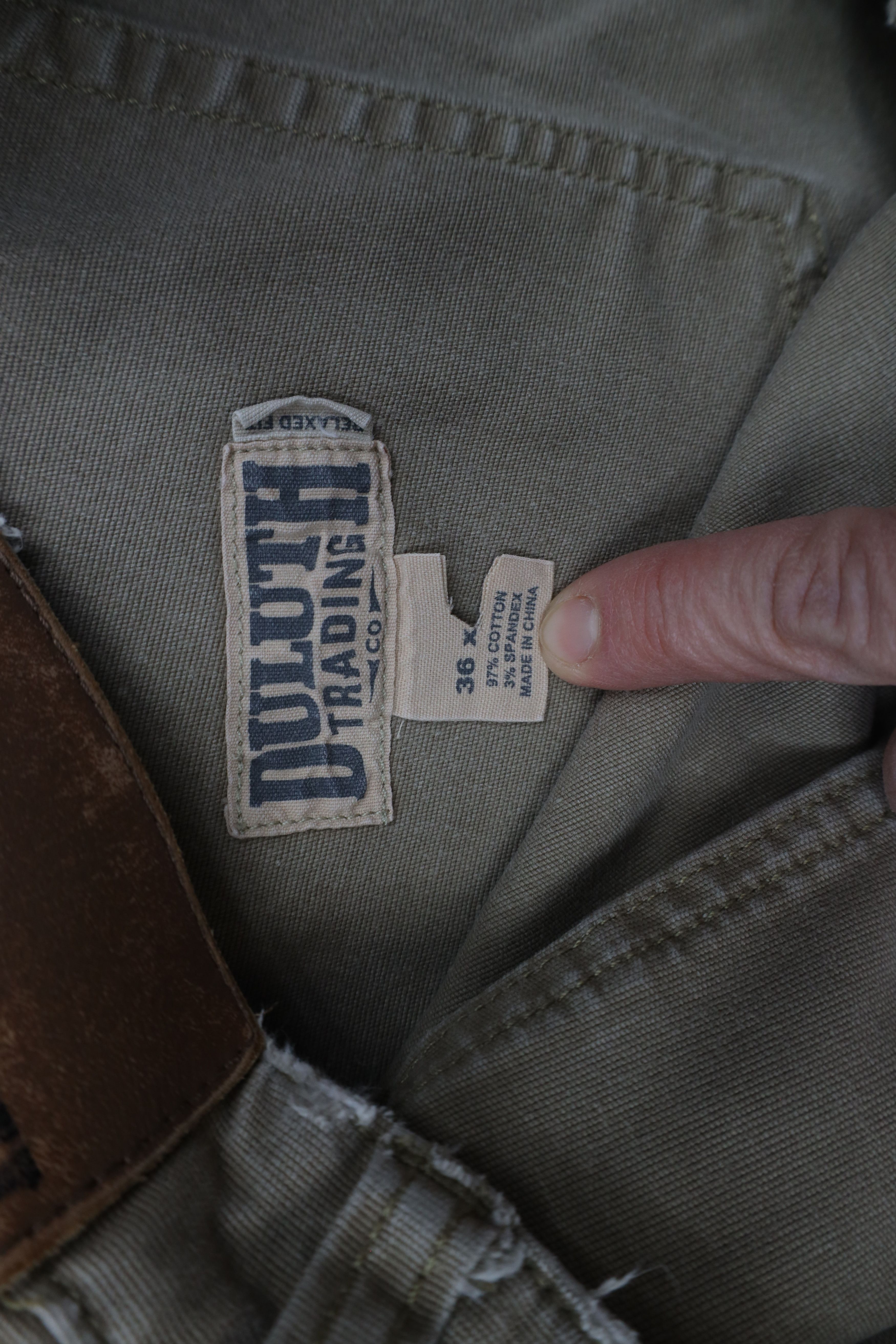 Duluth Trading Company × Vintage Duluth Trading Co Relaxed Fit Wide Leg Flex Firehose Pants Size US 36 / EU 52 - 8 Thumbnail