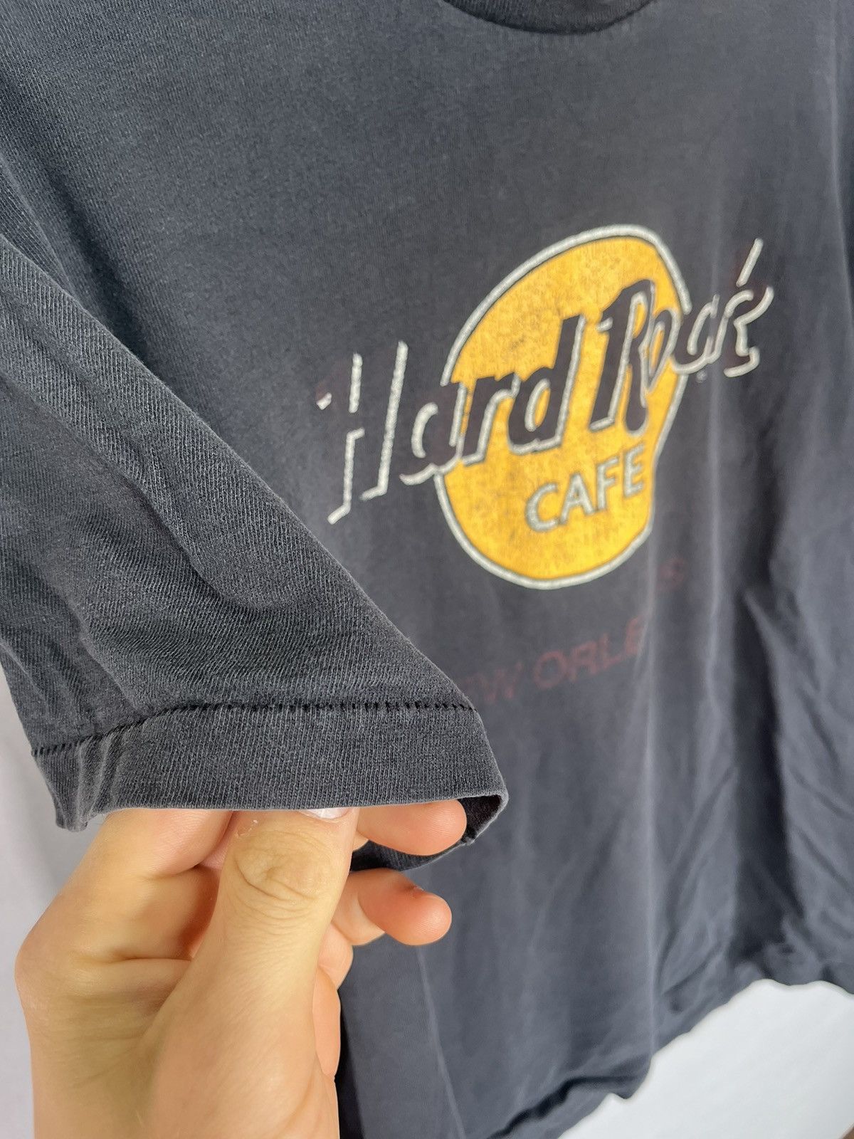 Hard Rock Cafe × Vintage Vintage Single Stitch Hard Rock Cafe New Orleans Faded Tee Size US L / EU 52-54 / 3 - 3 Thumbnail