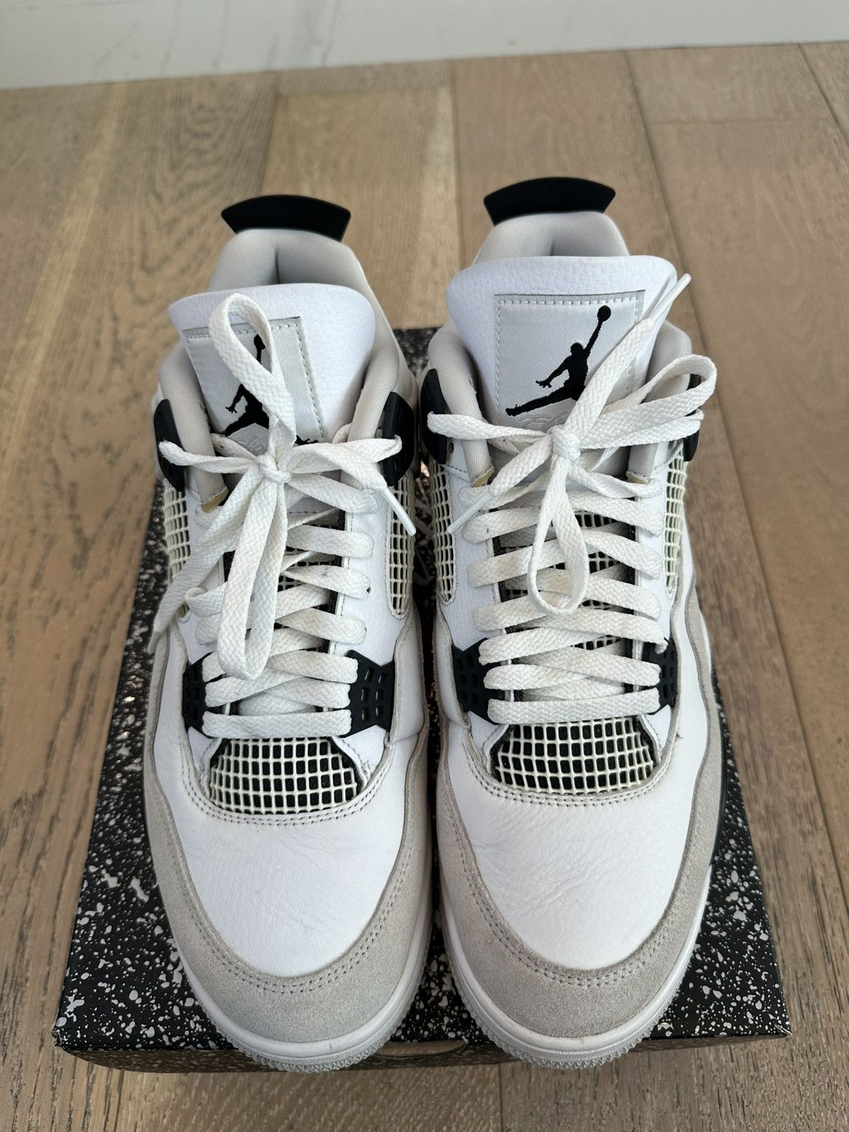 Jordan Brand Jordan 4 Retro Military Black Size US 12 / EU 45 - 2 Thumbnail