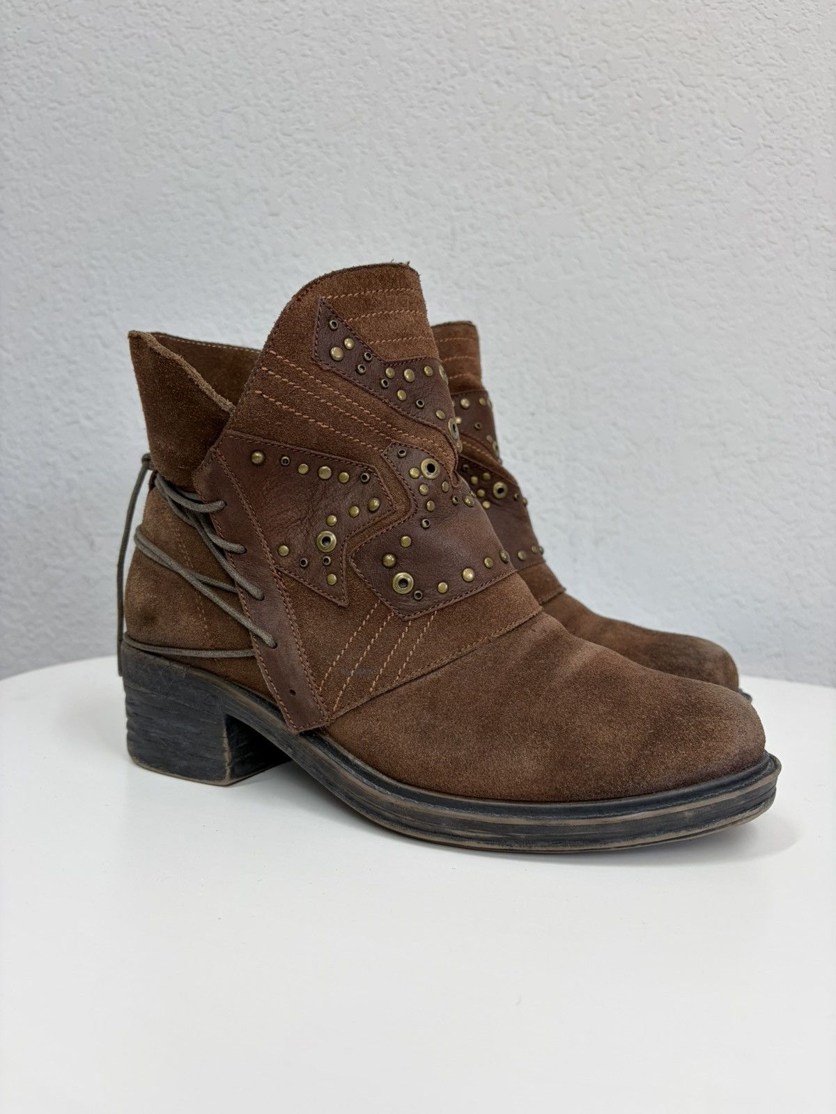 Hedi Slimane Vintage Y2K Black Leather Side Zip Boots Guidi Marsell Style Size US 7 / EU 40 - 7 Thumbnail