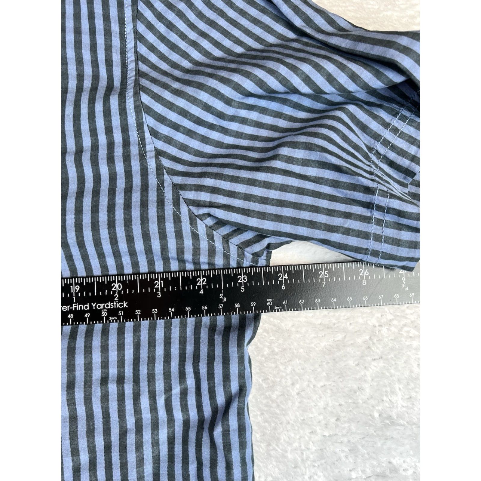 Tommy Bahama Tommy Bahama Shirt Mens L Blue Black Striped Short Sleeve Button-Up Shirt Size US L / EU 52-54 / 3 - 7 Thumbnail