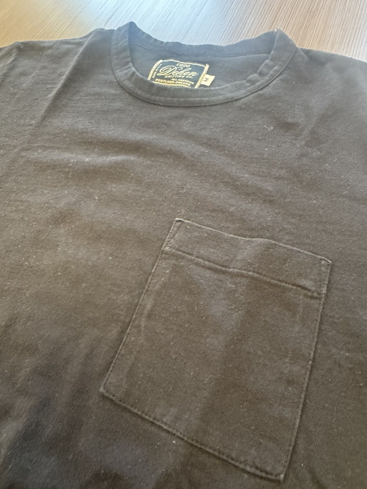 Dehen 1920 Heavy Duty Tee - Single Pocket - Black Size US M / EU 48-50 / 2 - 2 Thumbnail
