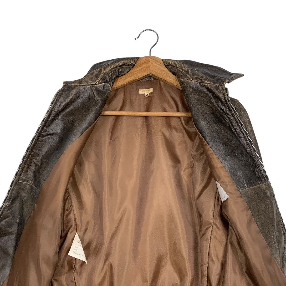 Japanese Brand Japanese Brand A Via Bus Motorcycle Riding Leather Jacket Size S / US 4 / IT 40 - 12 Thumbnail
