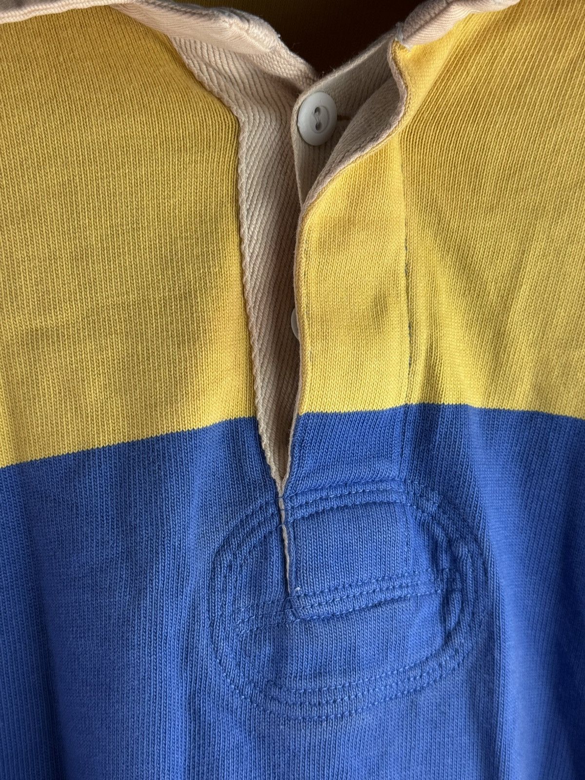 Polo Ralph Lauren Vintage 90s Polo Ralph Lauren Rugby Long Sleeve Polo Shirt 🏉 Size US XL / EU 56 / 4 - 4 Thumbnail