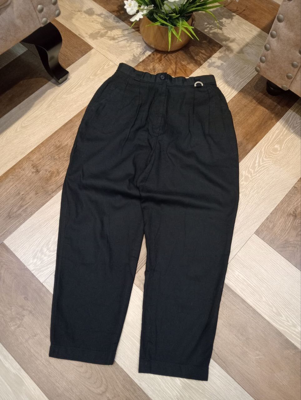 Christian Dior Monsieur VINTAGE CHRISTIAN DIOR SPORTS BLACK PANTS Size 25" / US 0 / IT 36 - 2 Thumbnail