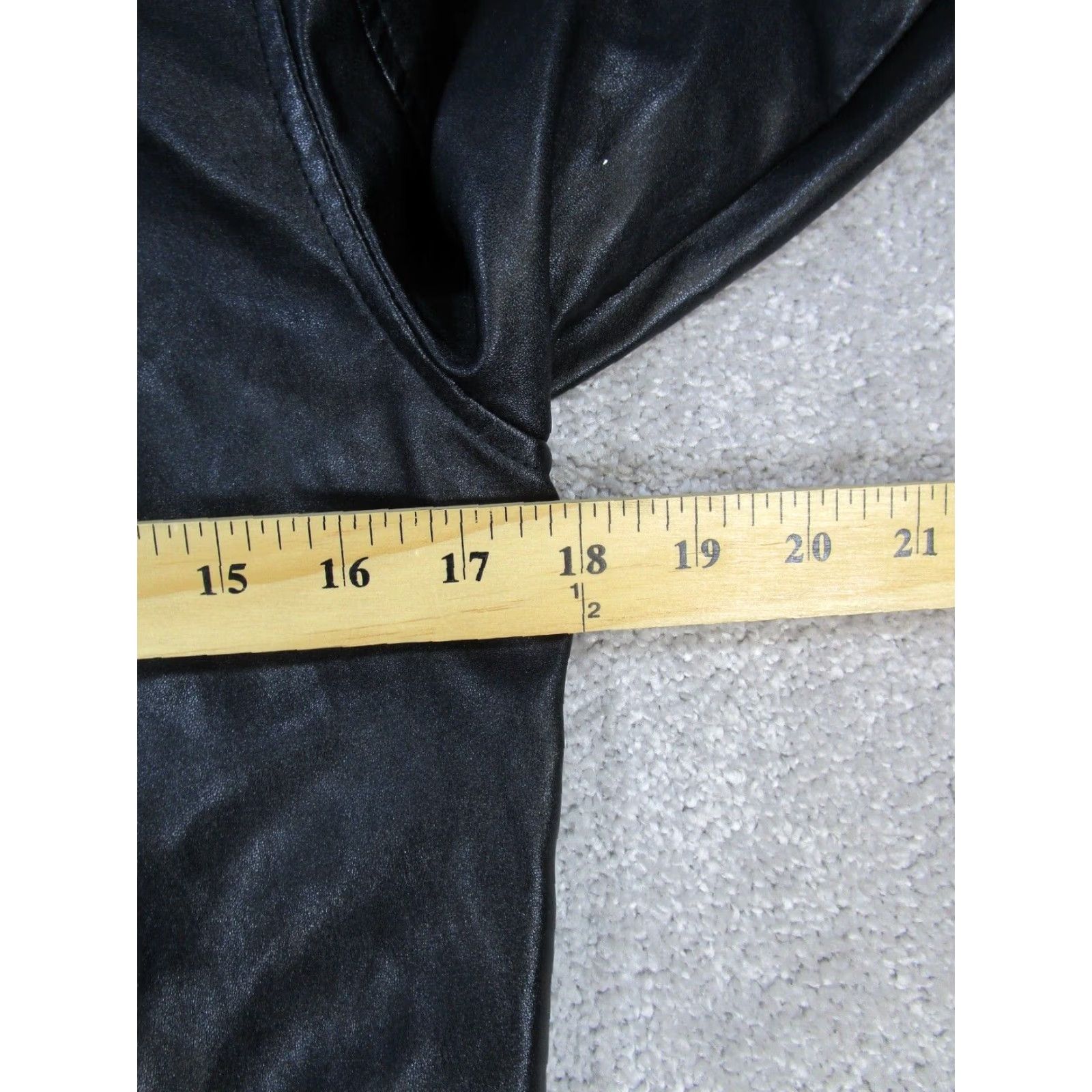 Bailey 44 Bailey Jacket Women M Black Faux Leather Zip Long Sleeve Basic Jacket Womens Size M / US 6-8 / IT 42-44 - 7 Thumbnail