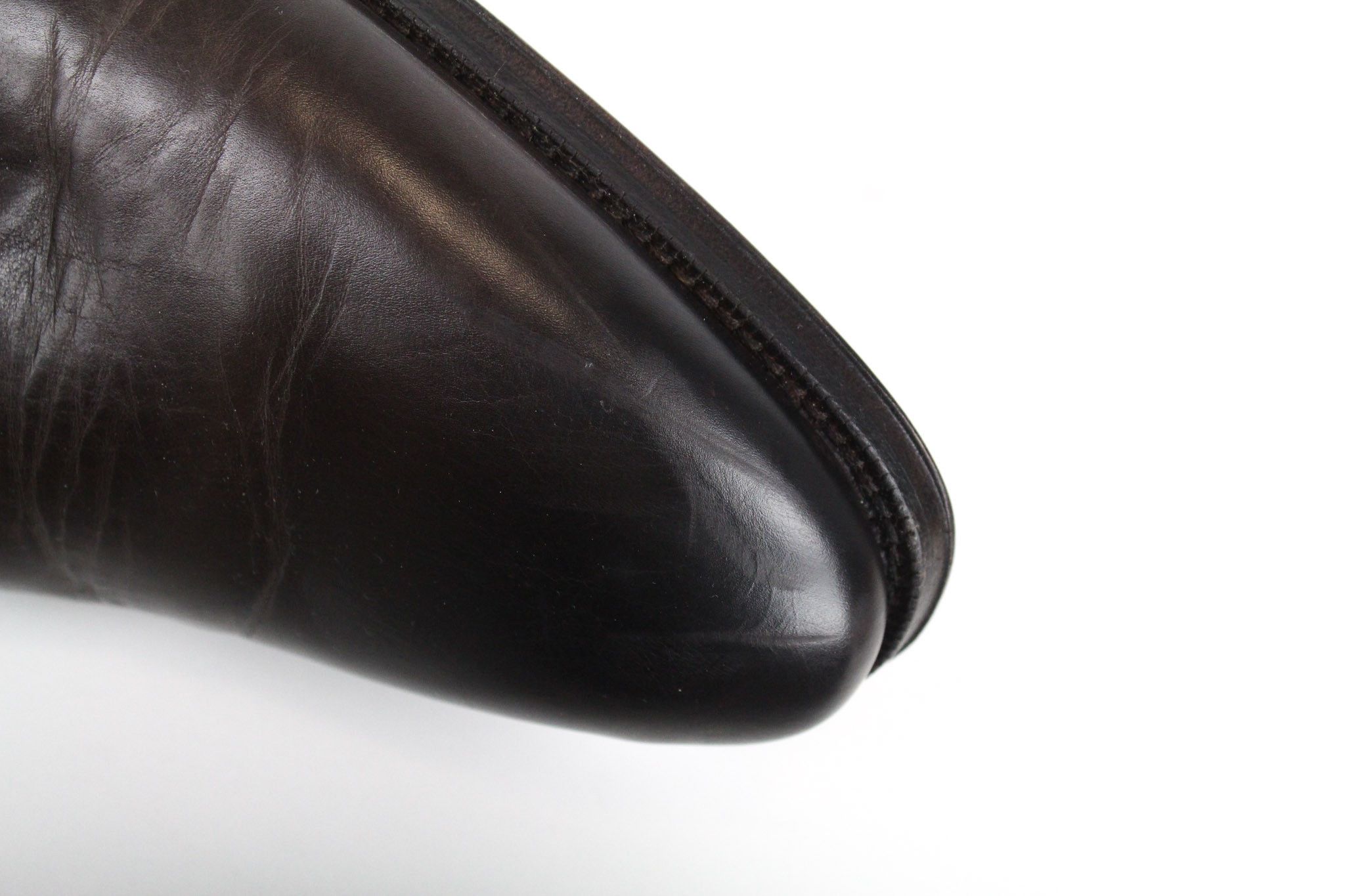 Suitsupply EU44.5 Brown Leather Laced Low-Top 72662 Size US 11.5 / EU 44-45 - 13 Thumbnail