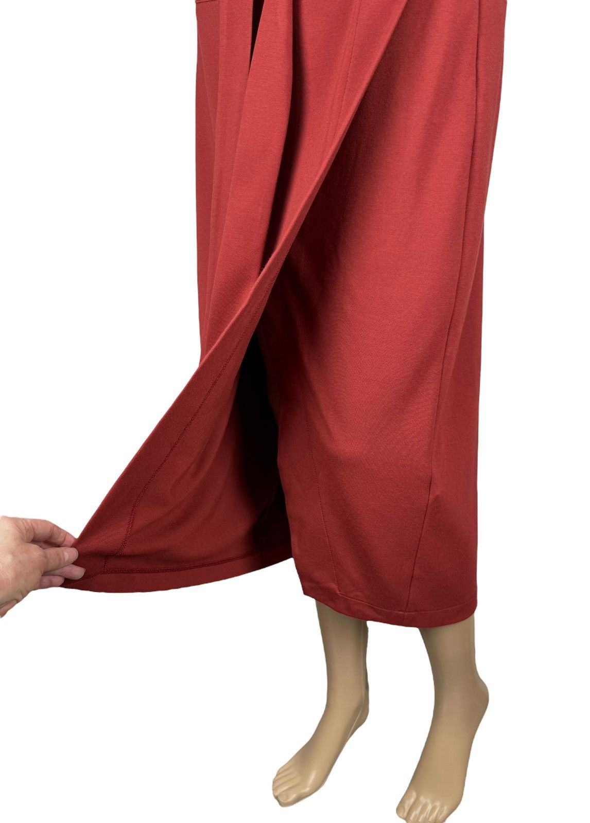 Designer Ivko Woman Maxi Belted Wrap Skirt Viscose size 38 Size 26" / US 2 / IT 38 - 7 Thumbnail