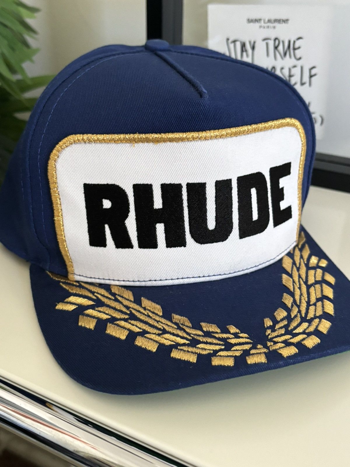 Rhude RHUDE “ RACING F1 PODIUM” HAT Size ONE SIZE - 4 Thumbnail