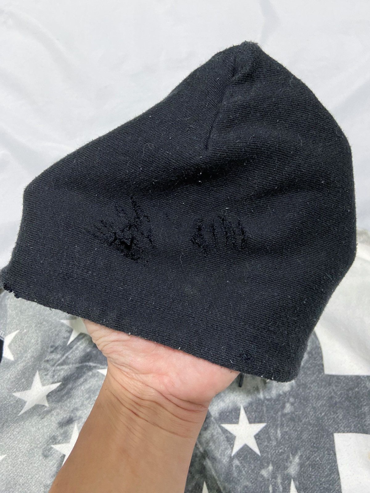 Japanese Brand B ONE SOUL DISTRESSED HOODIE AMERICAN FLAG Size US L / EU 52-54 / 3 - 11 Thumbnail