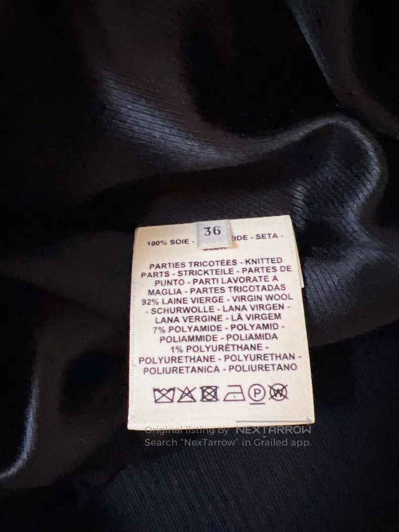 Hermes Hermes Black mulberry silk zip-up jacket Size XS / US 0-2 / IT 36-38 - 5 Thumbnail