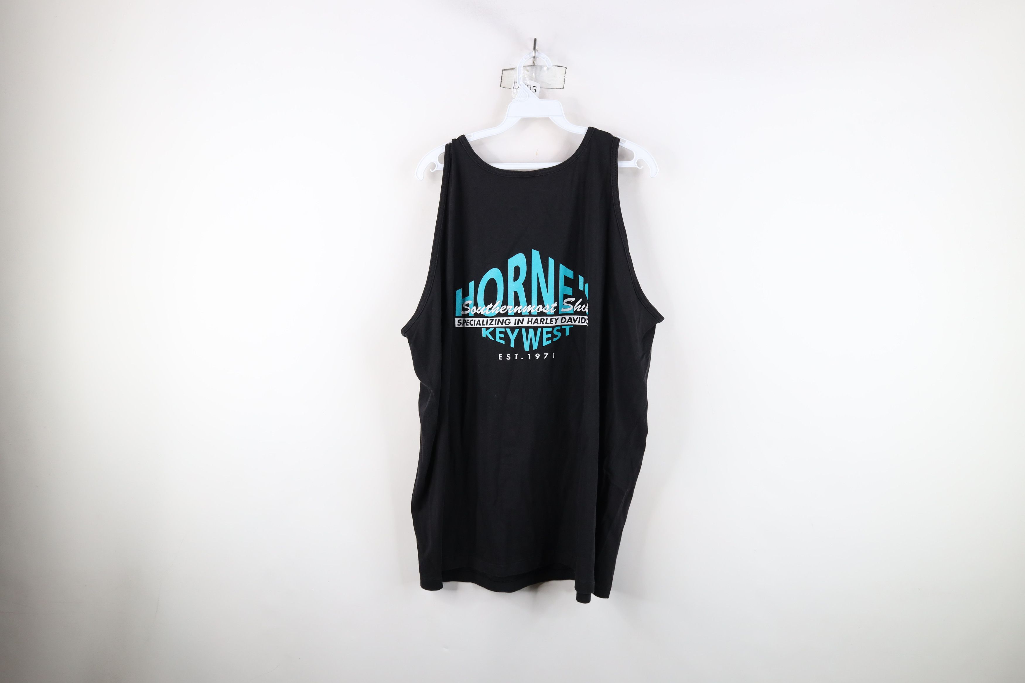 Vintage Vintage 90s Streetwear Motorcycle Shop Tank Top T-Shirt Size US XXL / EU 58 / 5 - 9 Thumbnail