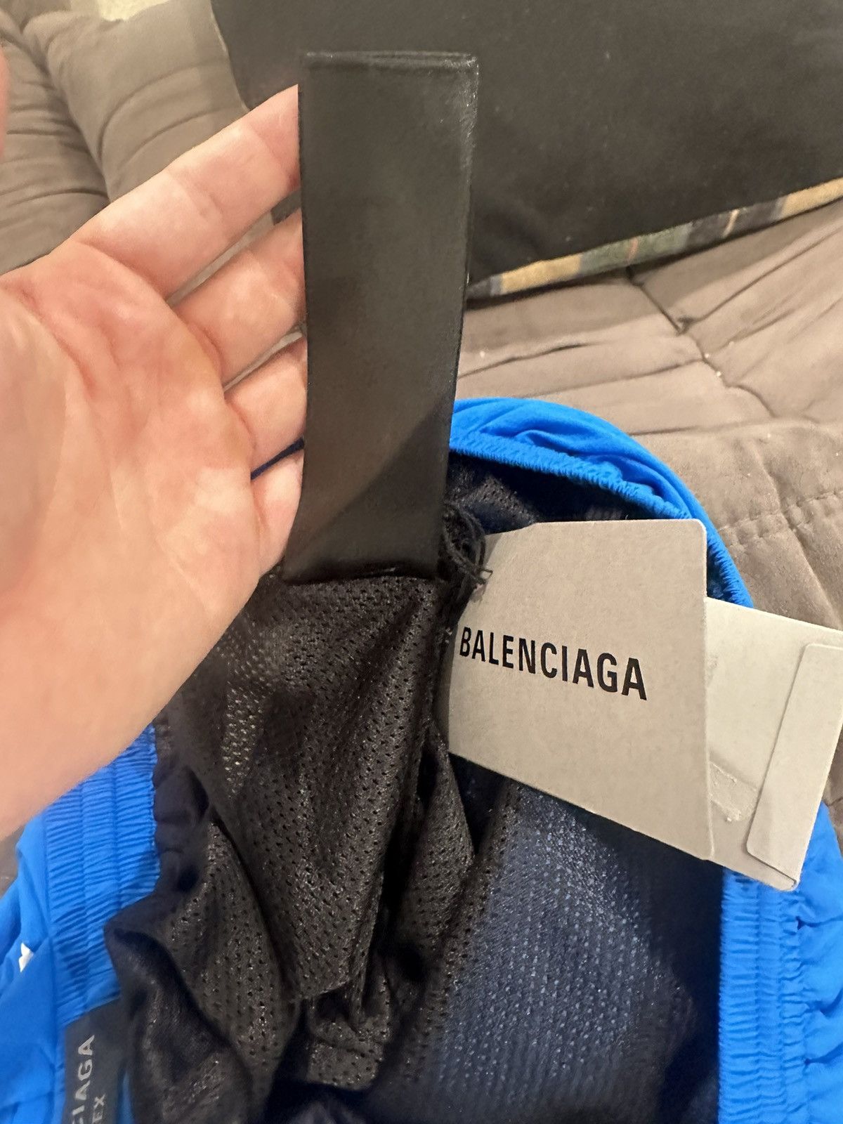Balenciaga Balenciaga 3B Blue Windbreaker Sweatpants Size US 32 / EU 48 - 9 Thumbnail