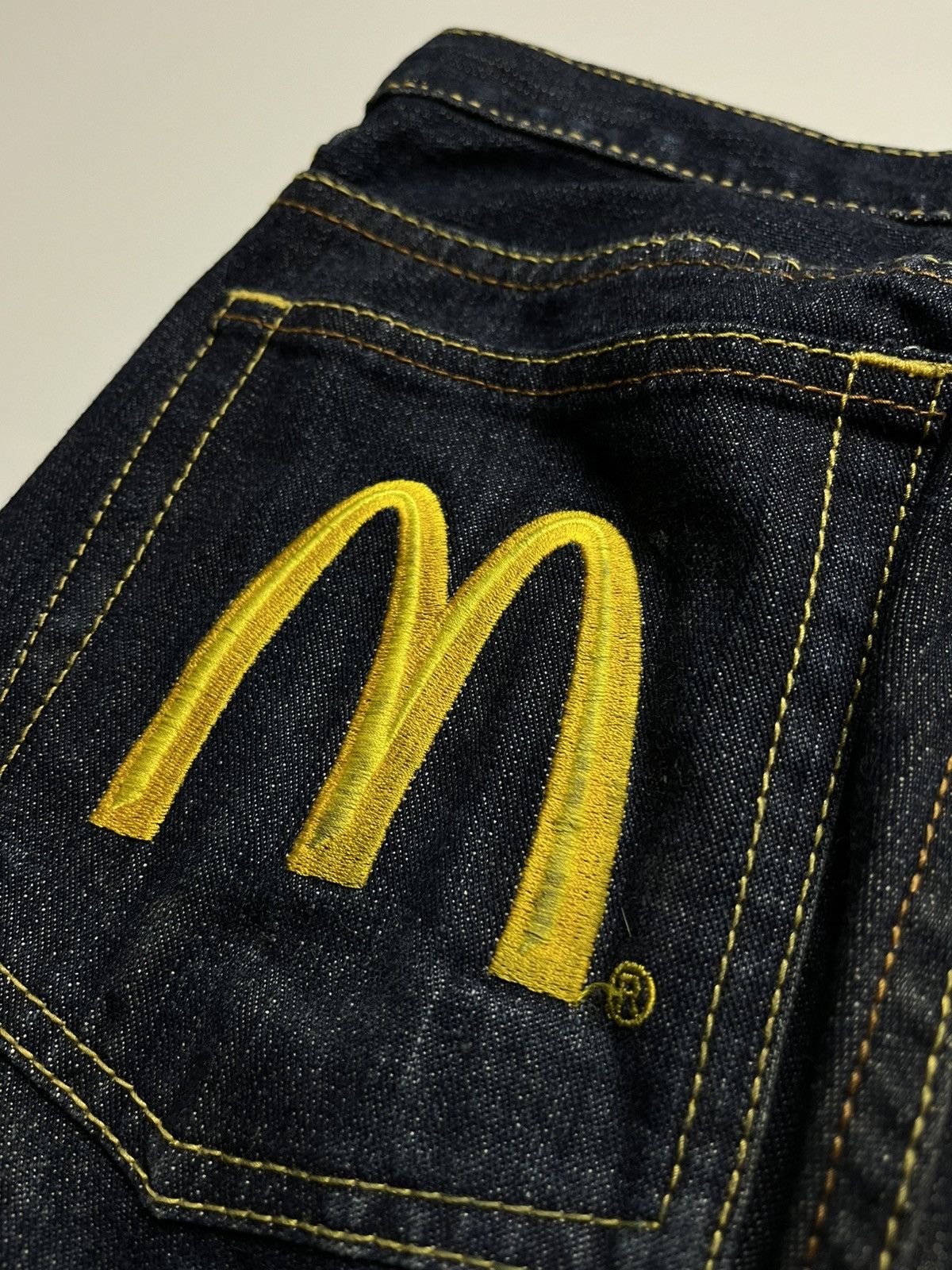 RMC Jeans RMC Red Monkey Company x McDonalds Embroidered Pants Size US 26 / EU 42 - 8 Thumbnail