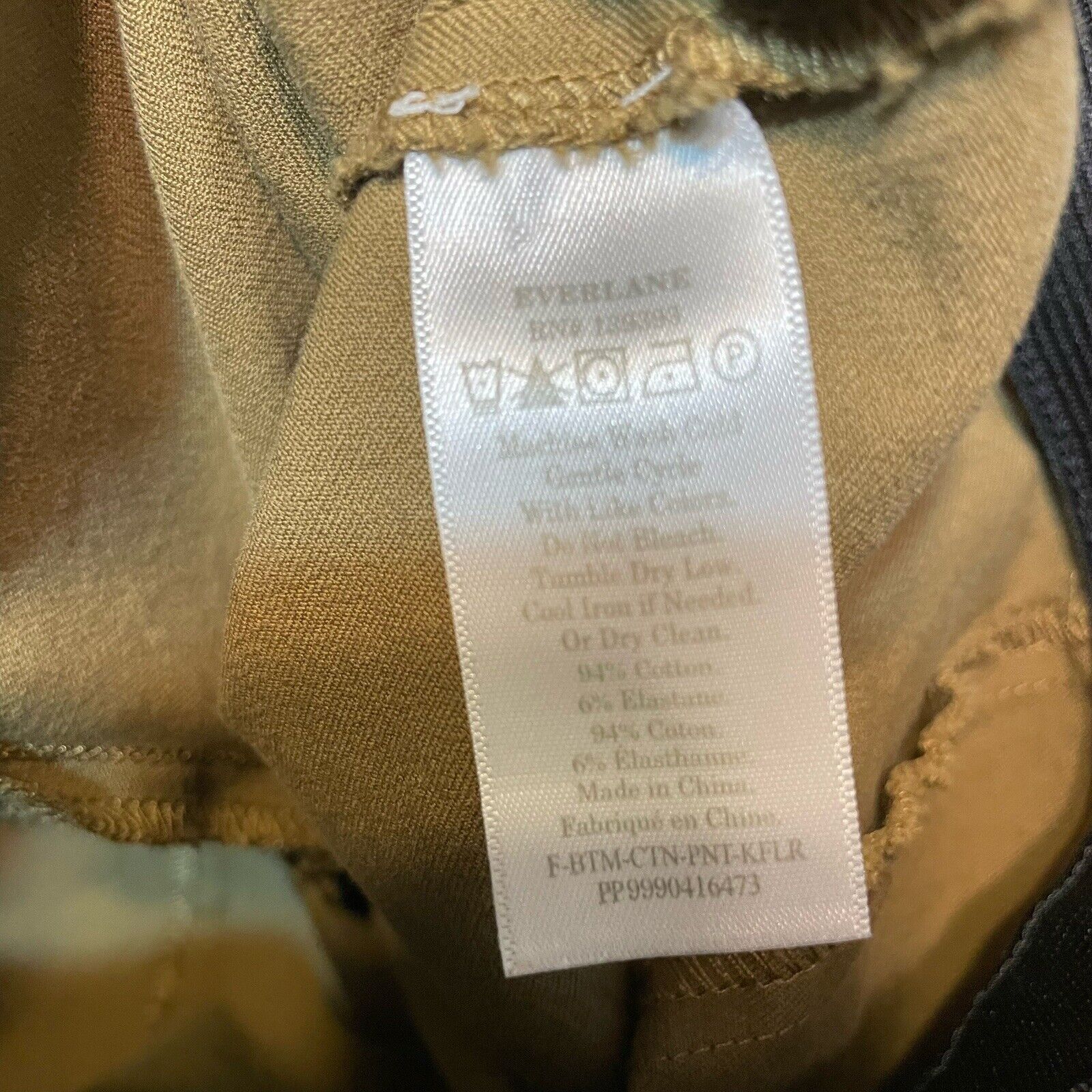 Everlane Everlane Women's Size 10 Khaki The Kick Crop Work Pants Size 32" / US 10 / IT 46 - 5 Thumbnail